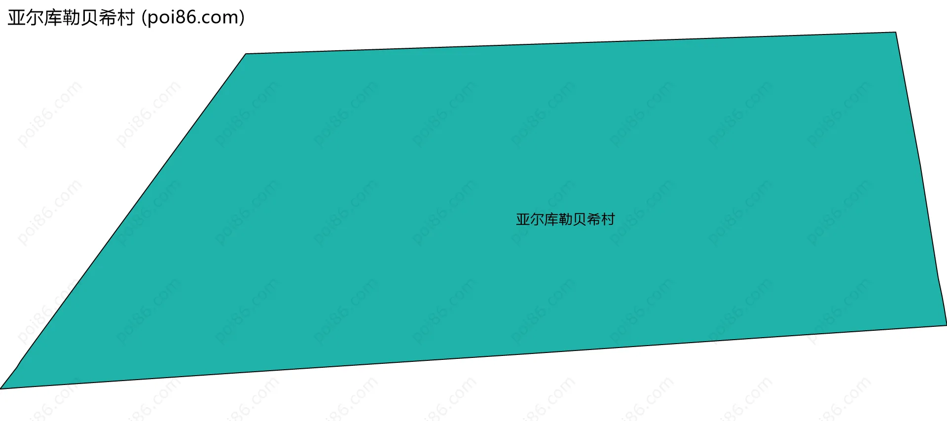 亚尔库勒贝希村边界地图