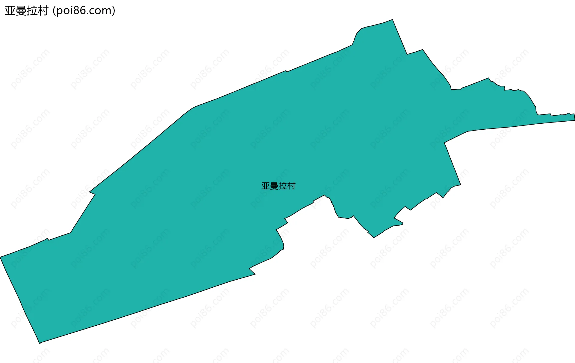 亚曼拉村边界地图