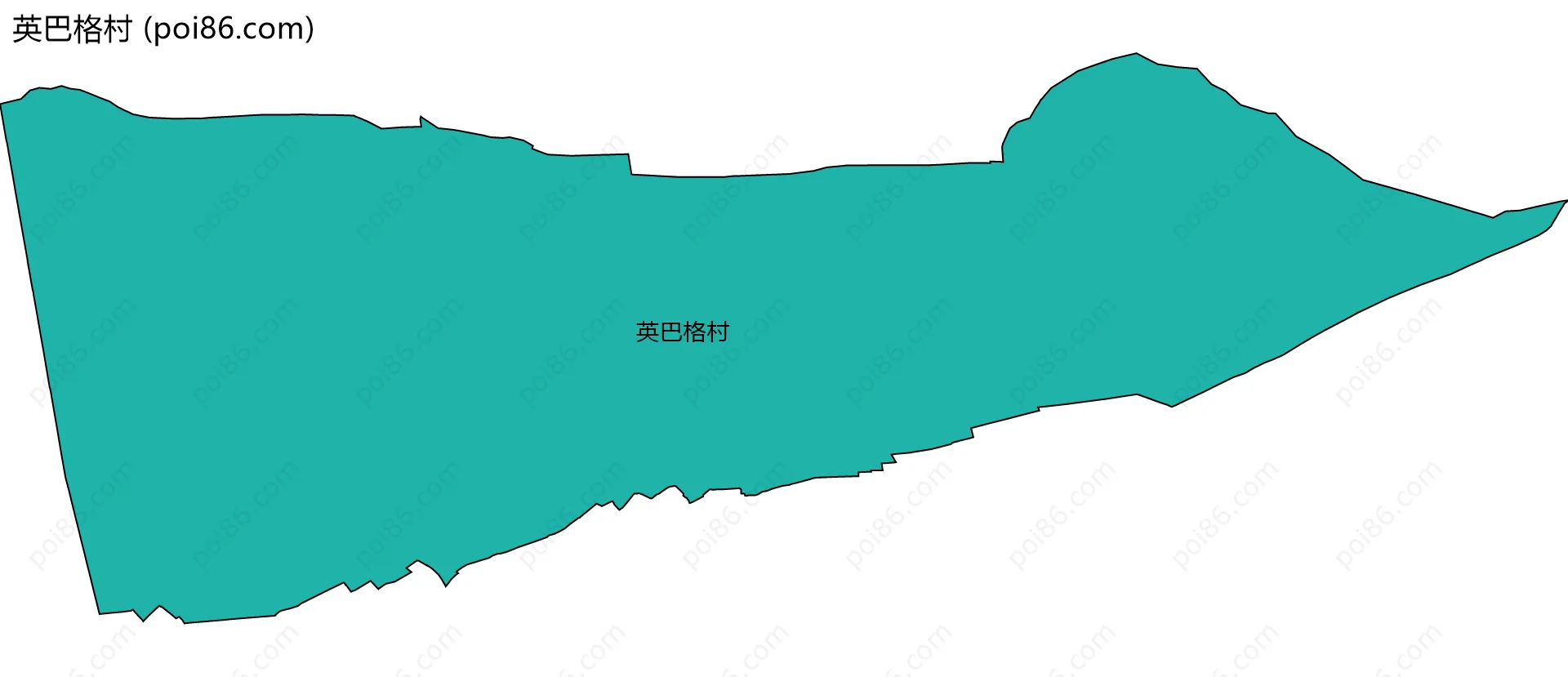 英巴格村边界地图
