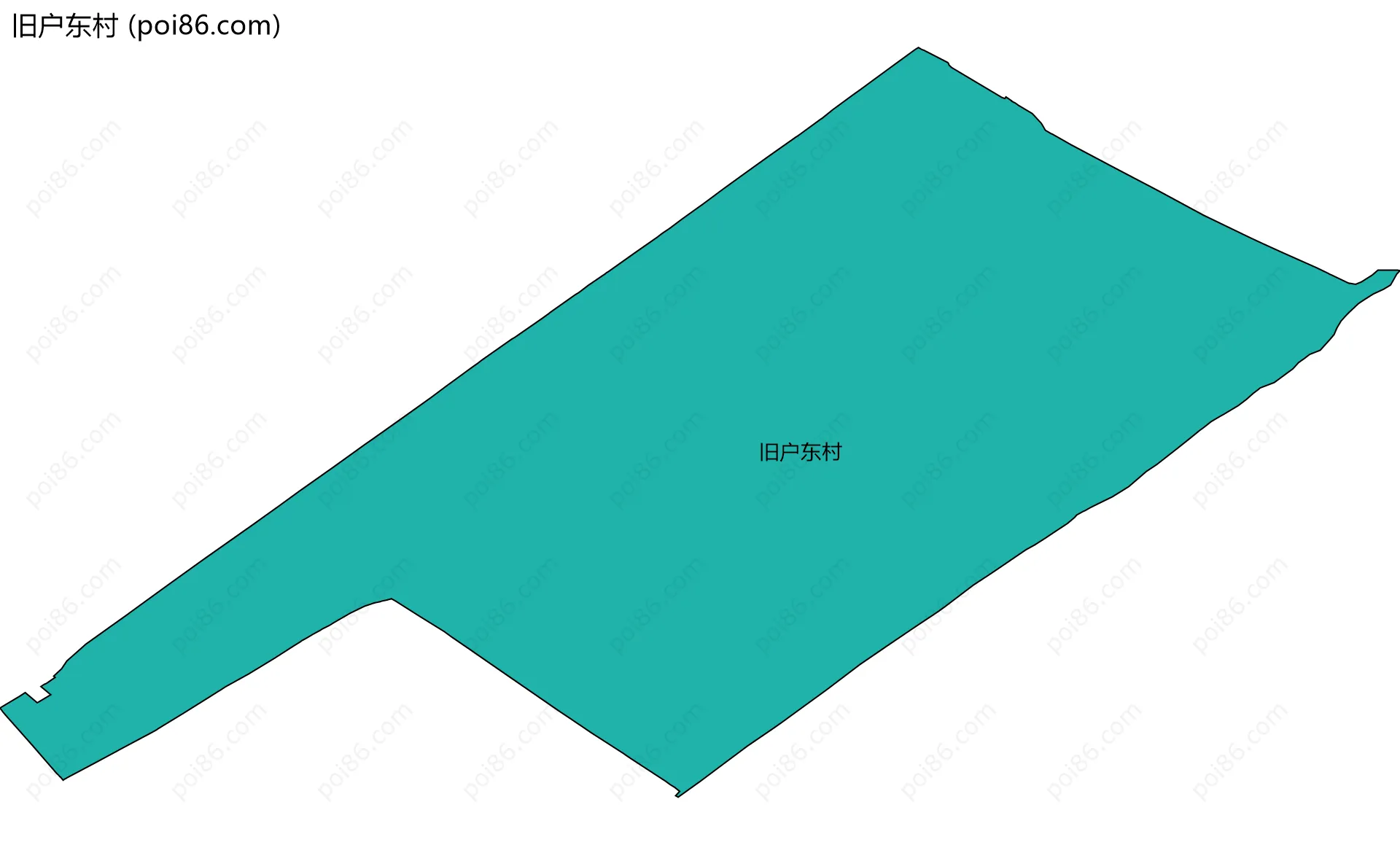 旧户东村边界地图