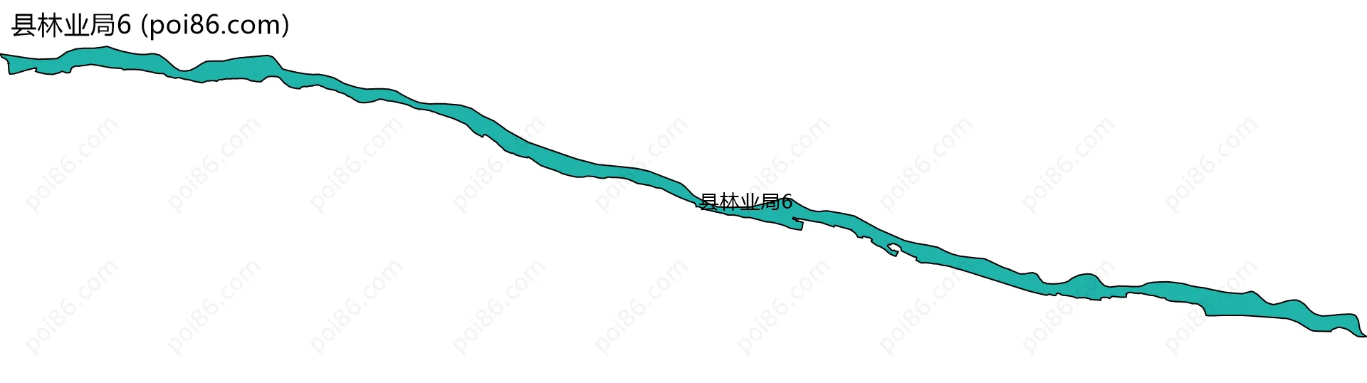 县林业局6边界地图