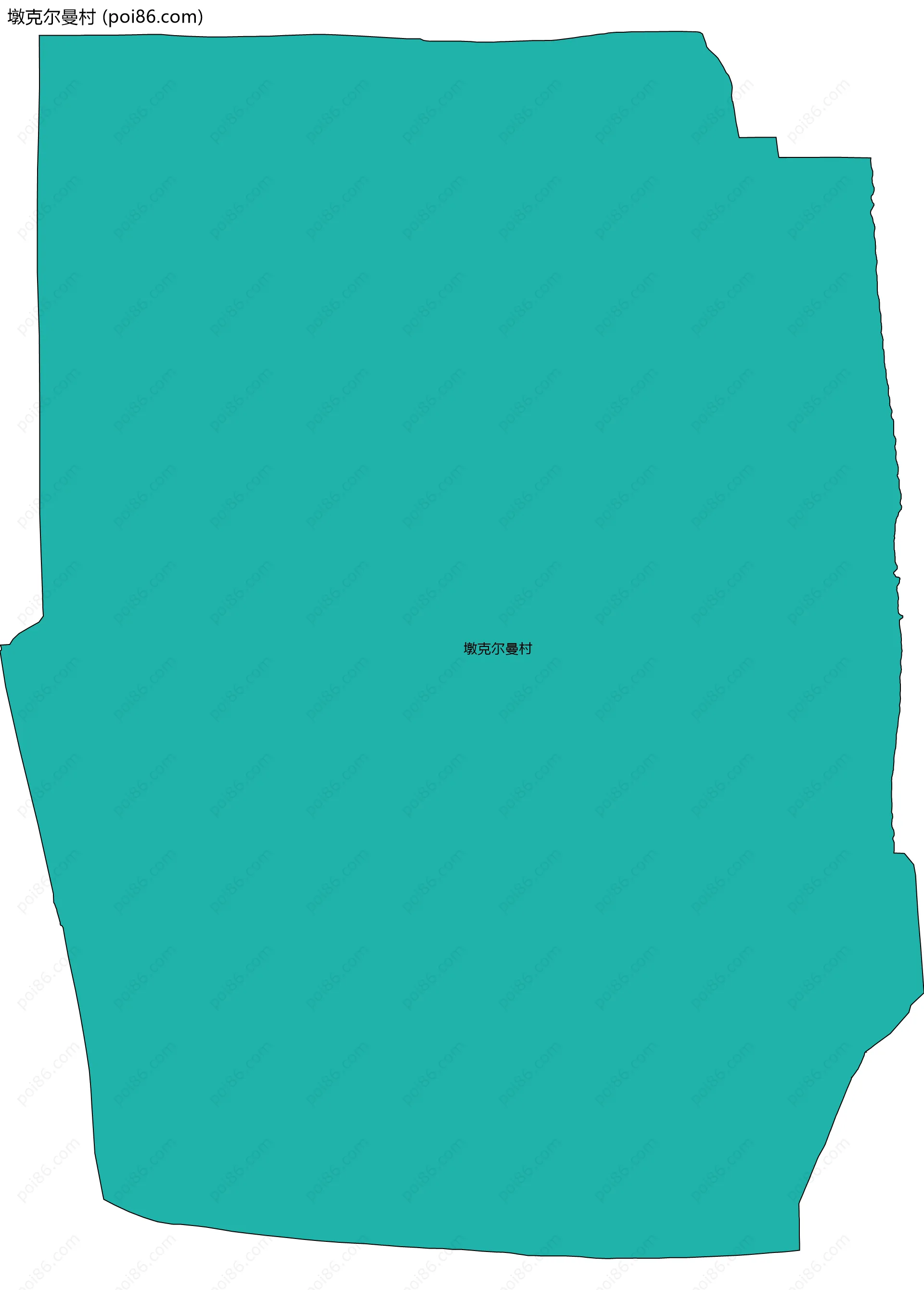 墩克尔曼村边界地图