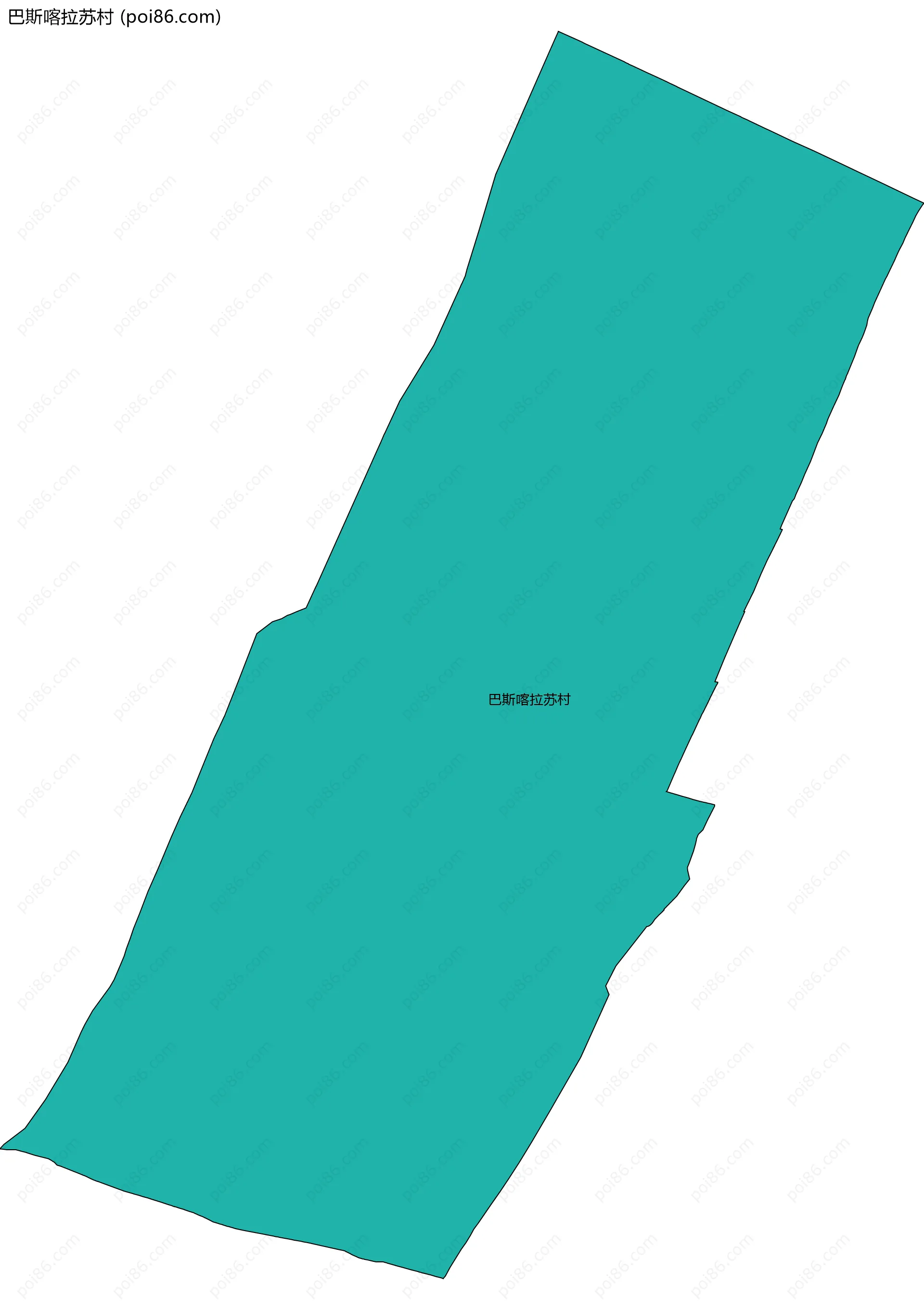 巴斯喀拉苏村边界地图