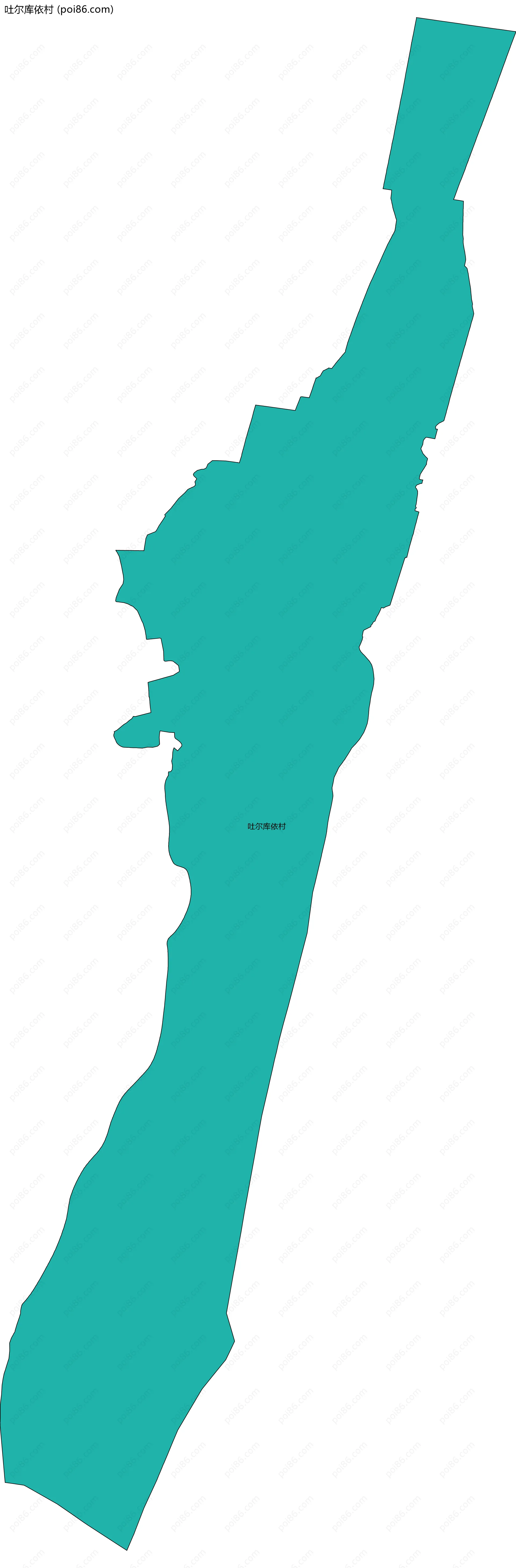 吐尔库依村边界地图
