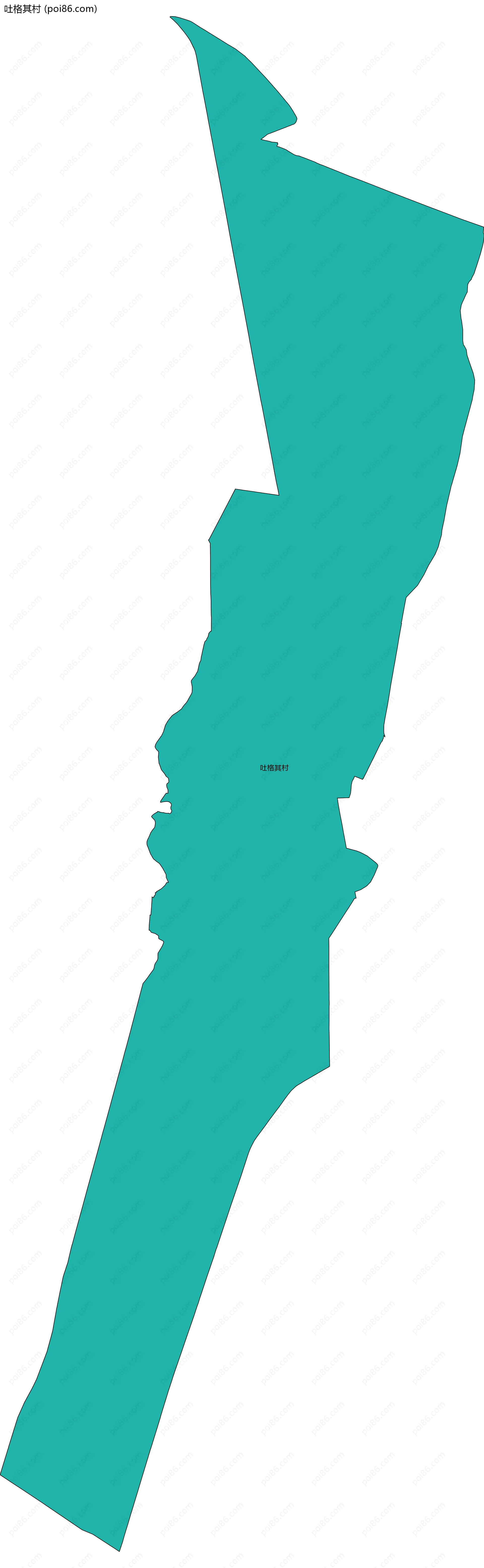 吐格其村边界地图