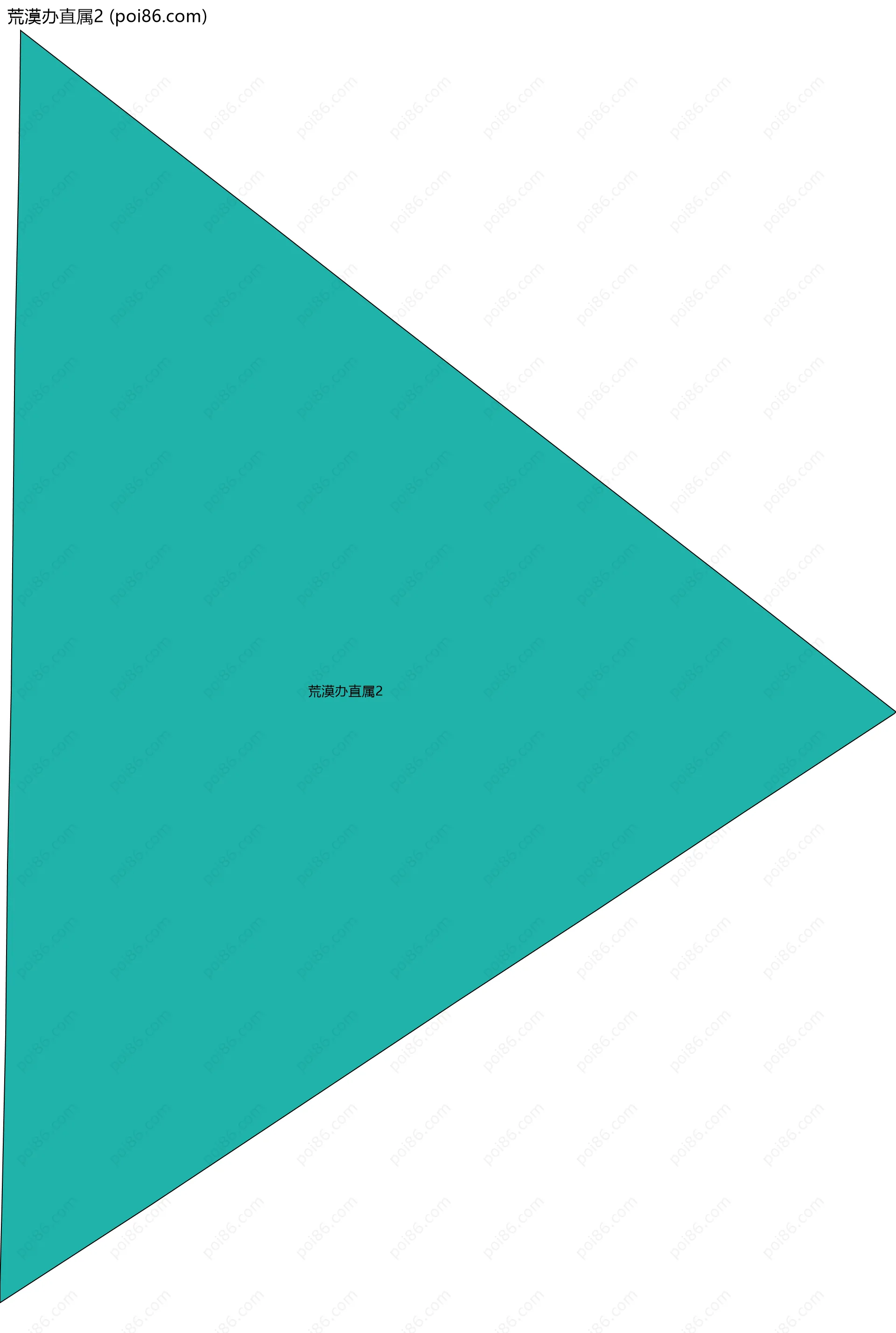 荒漠办直属2边界地图