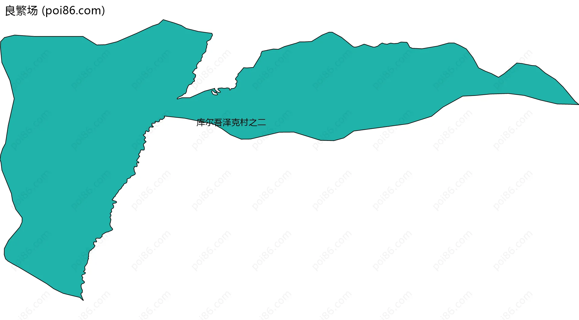 良繁场边界地图(五级行政区划)