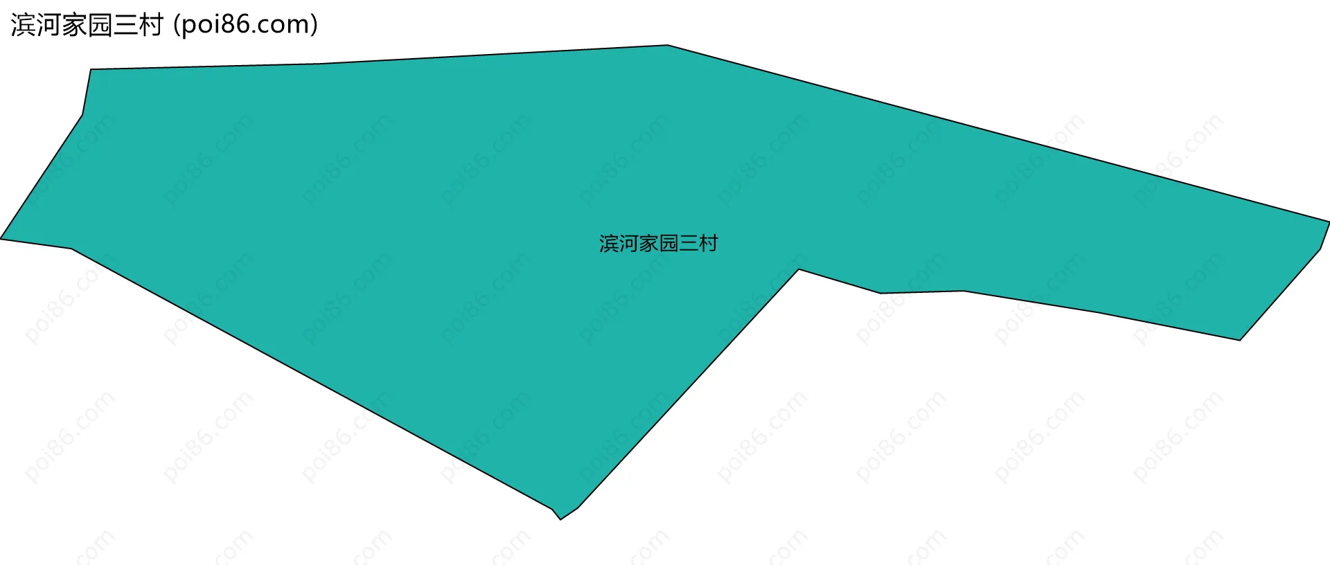 滨河家园三村边界地图