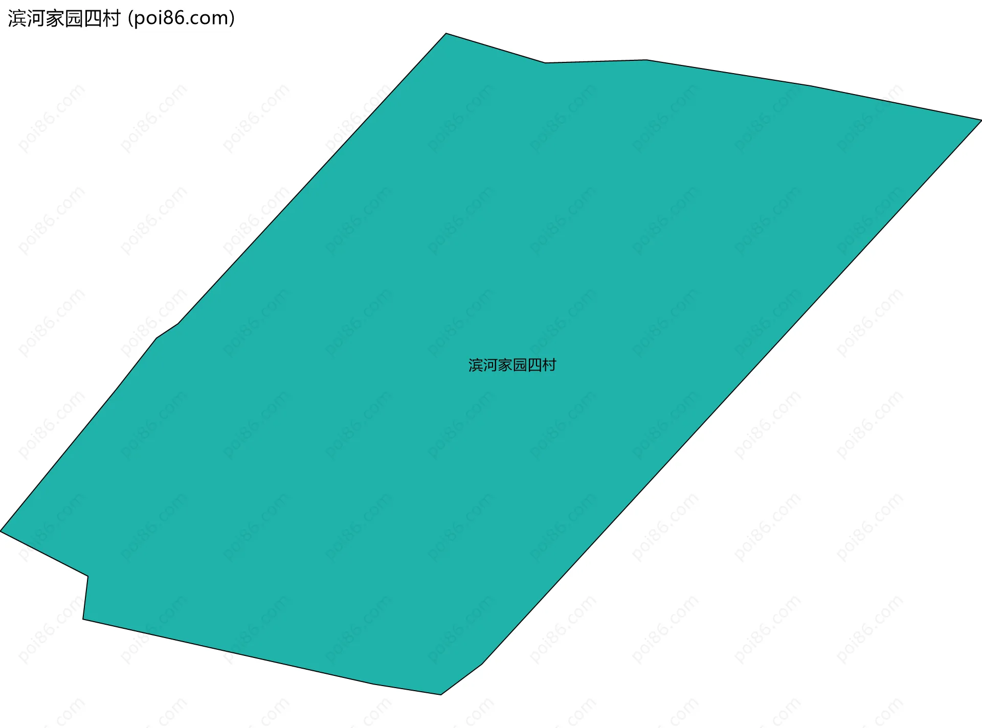 滨河家园四村边界地图