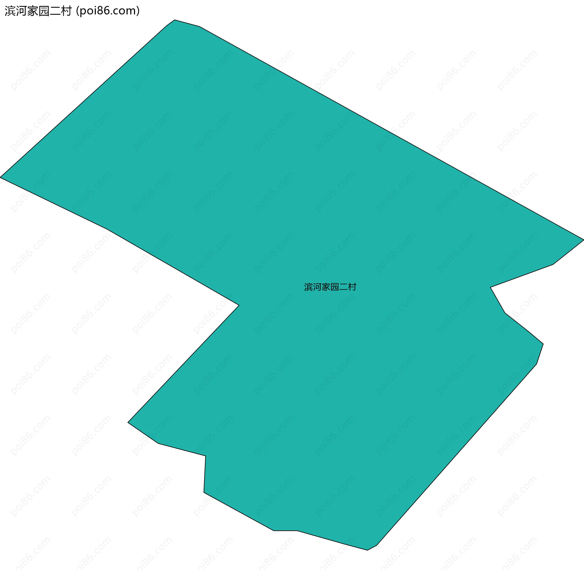 滨河家园二村边界地图