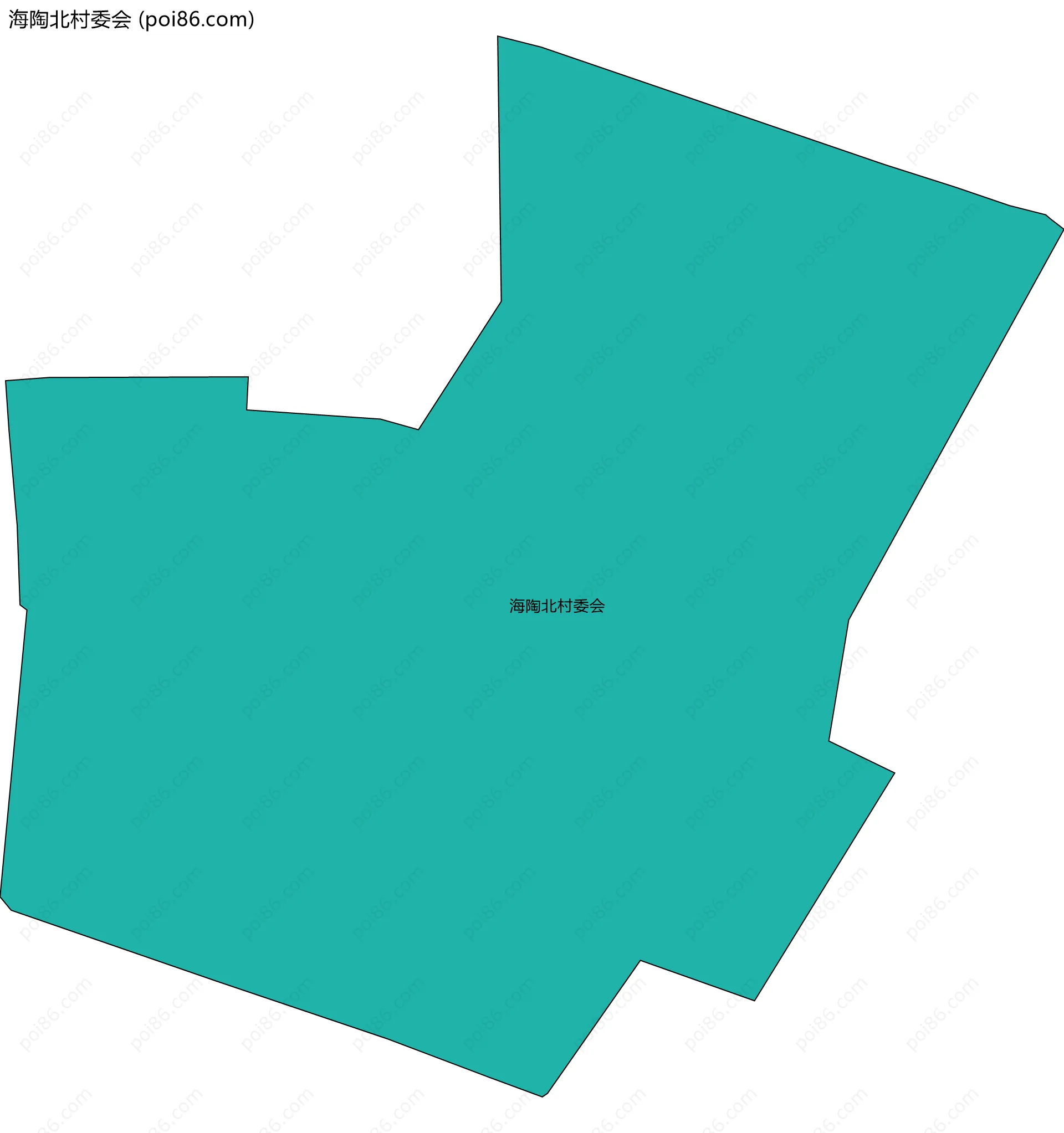 海陶北村委会边界地图