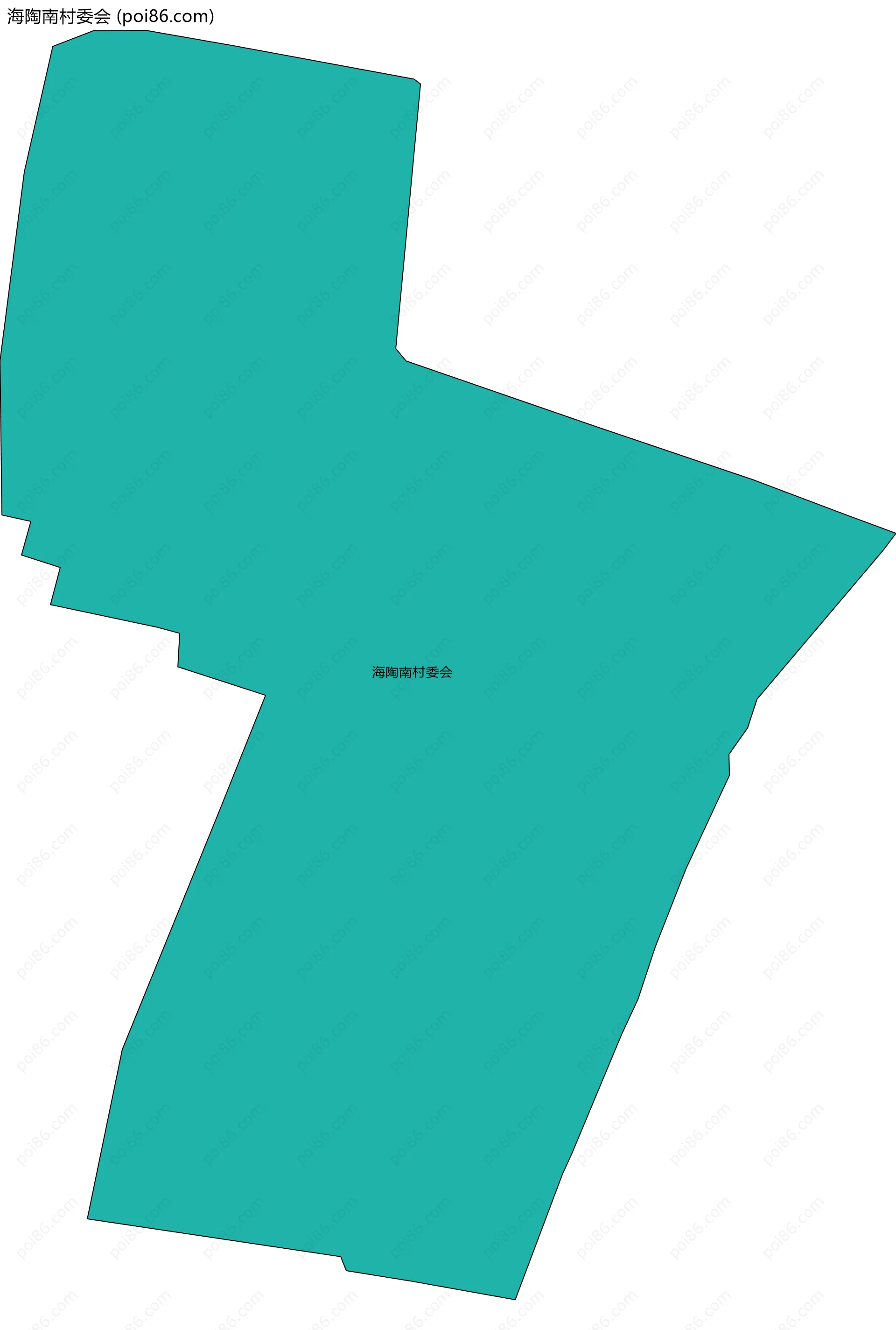 海陶南村委会边界地图