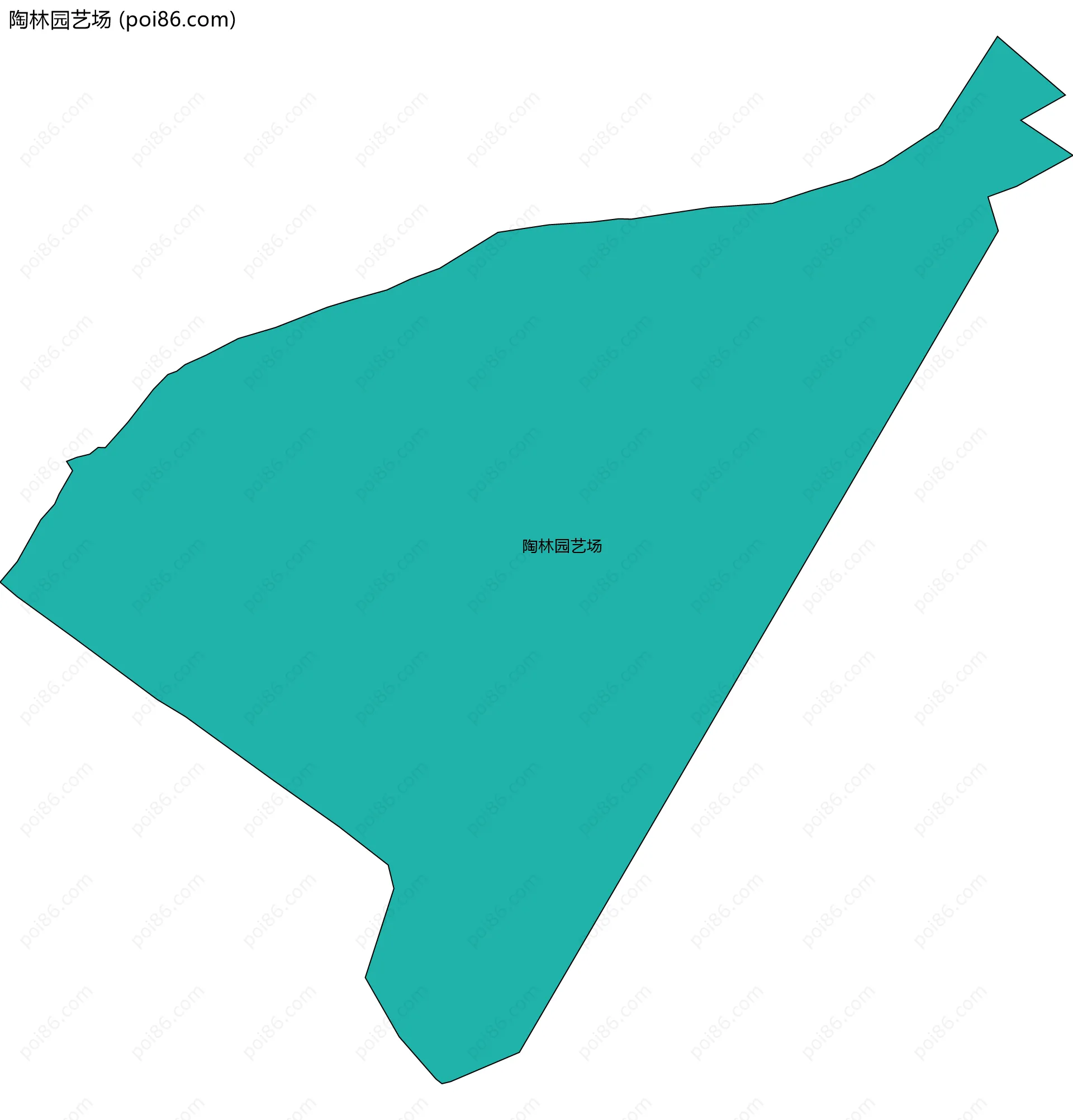 陶林园艺场边界地图