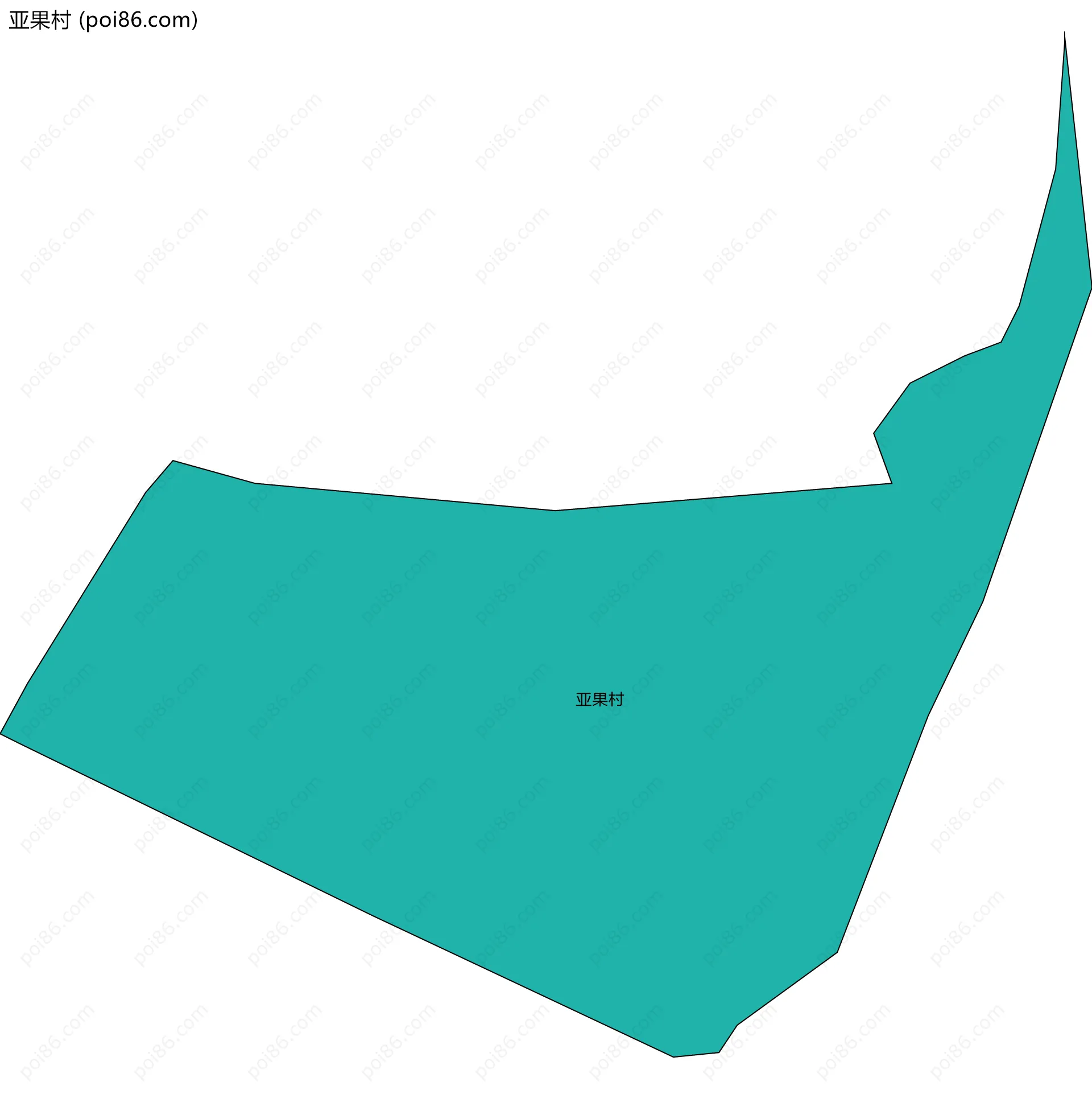 亚果村边界地图
