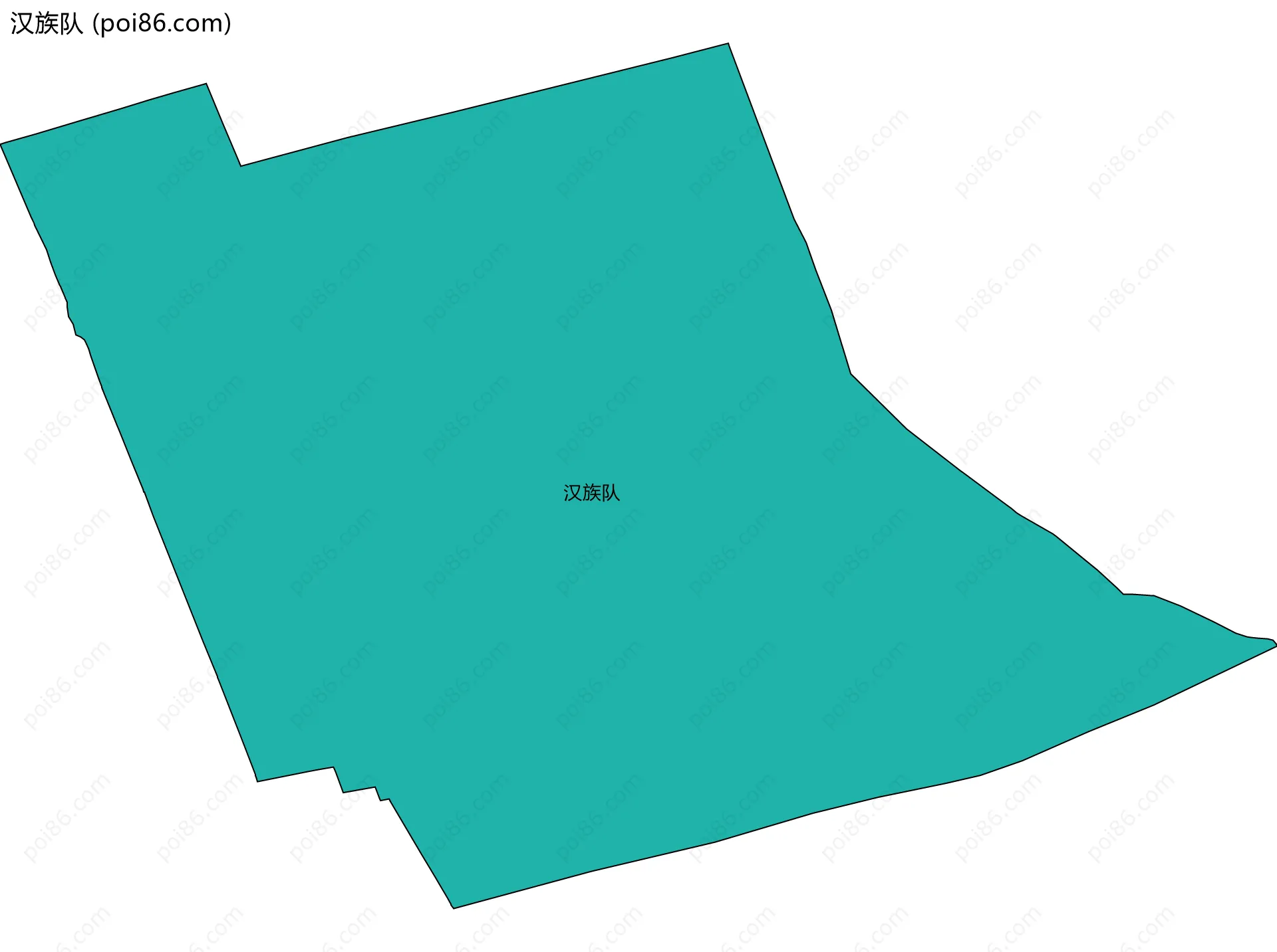 汉族队边界地图