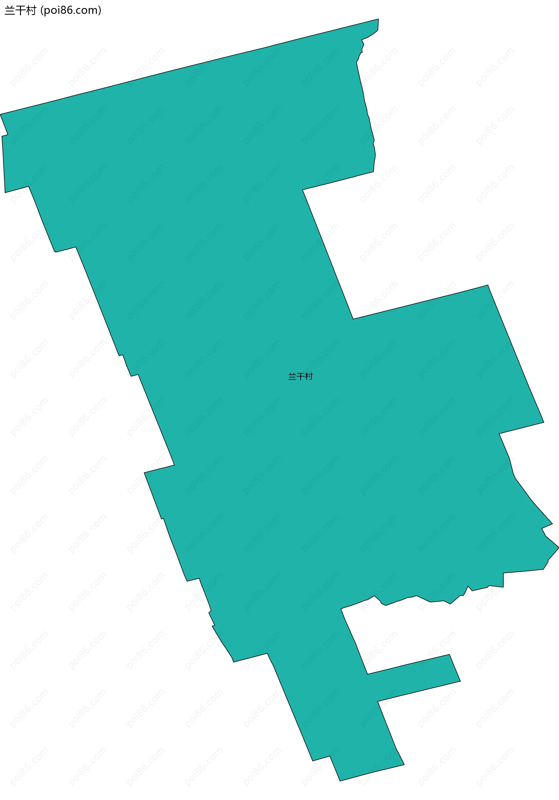 兰干村边界地图