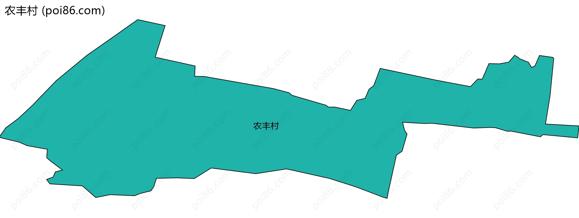 农丰村边界地图