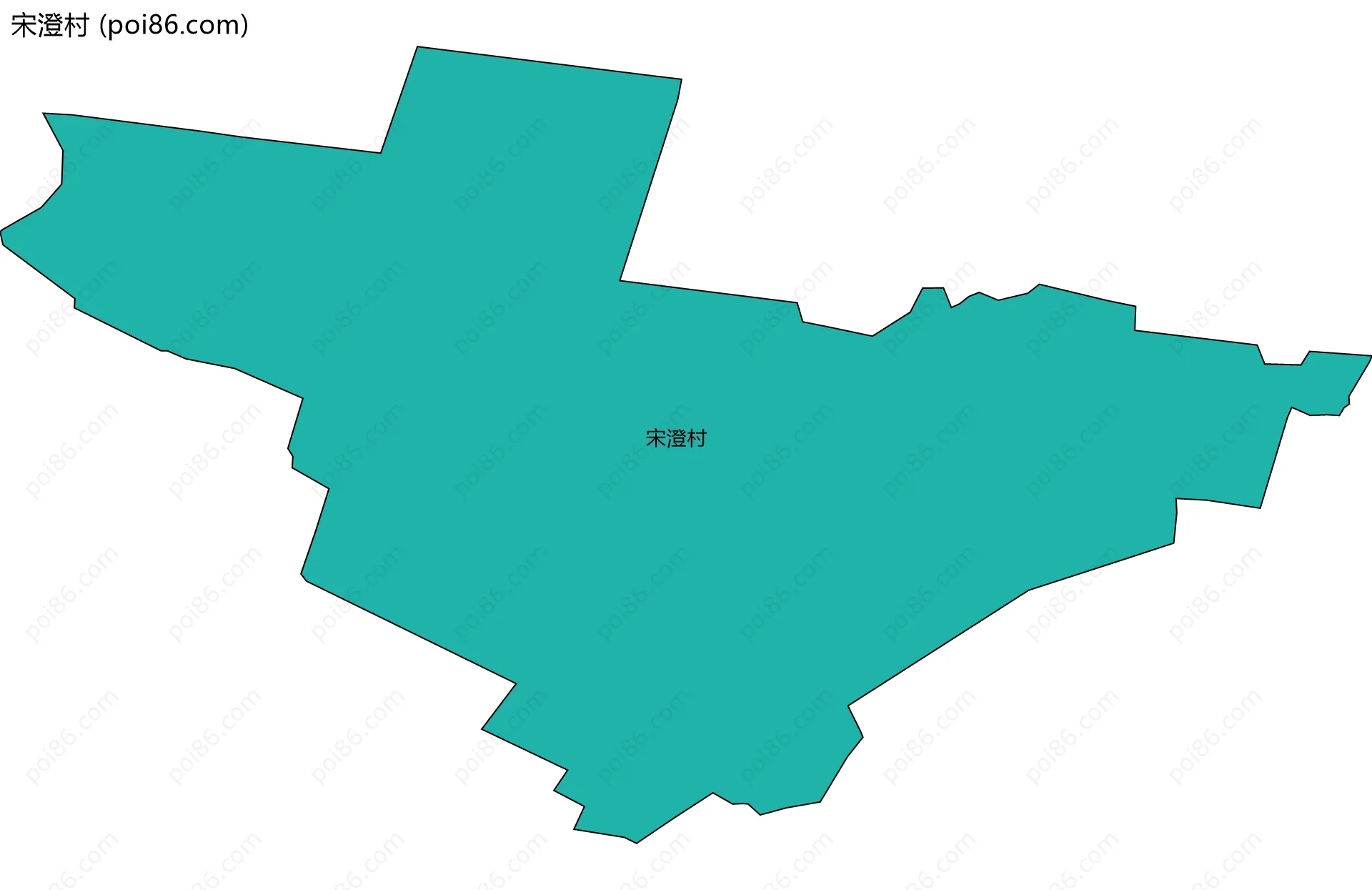 宋澄村边界地图