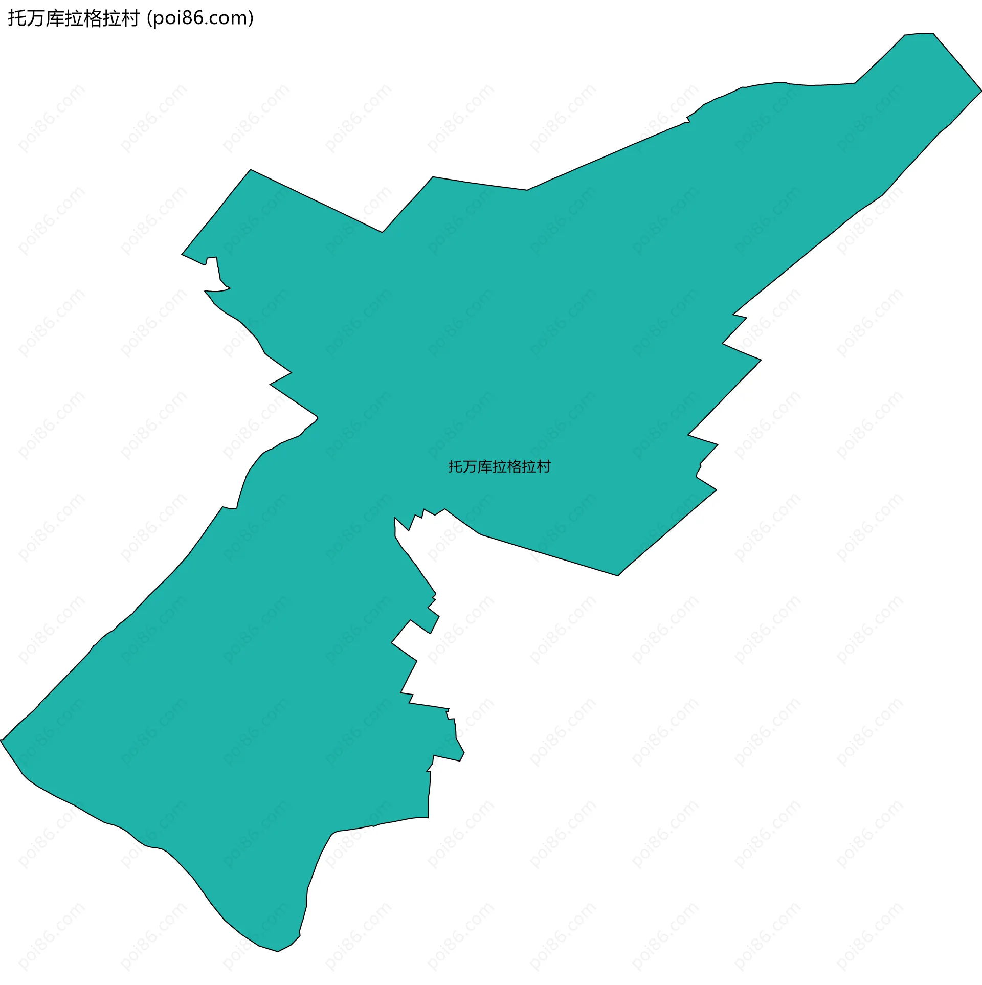 托万库拉格拉村边界地图