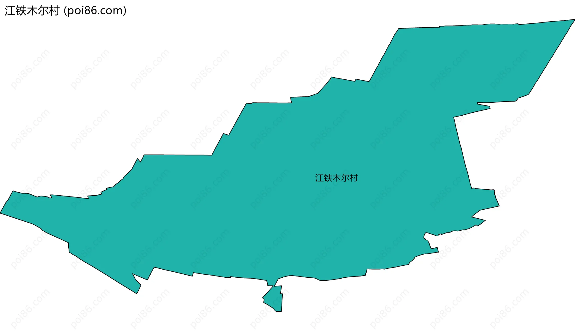 江铁木尔村边界地图