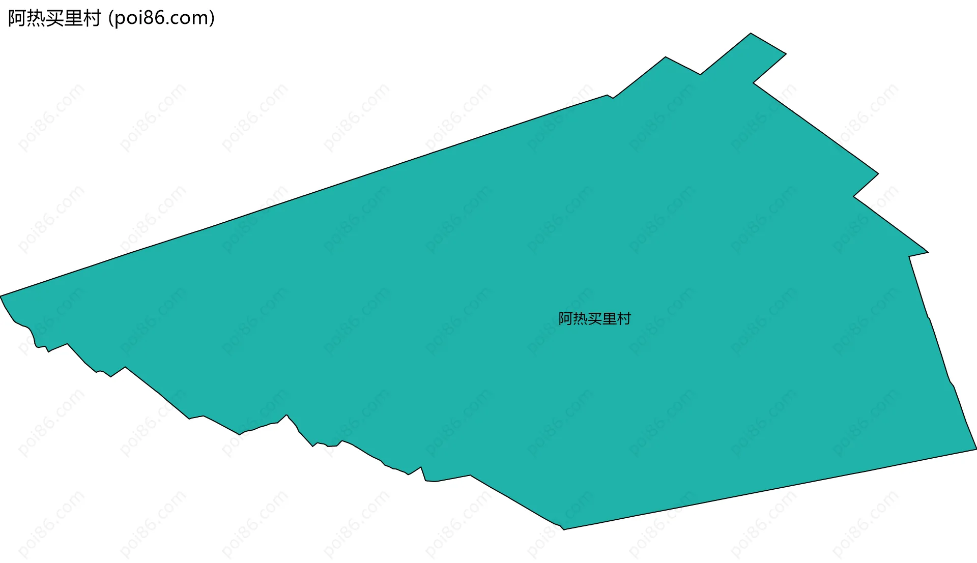 阿热买里村边界地图
