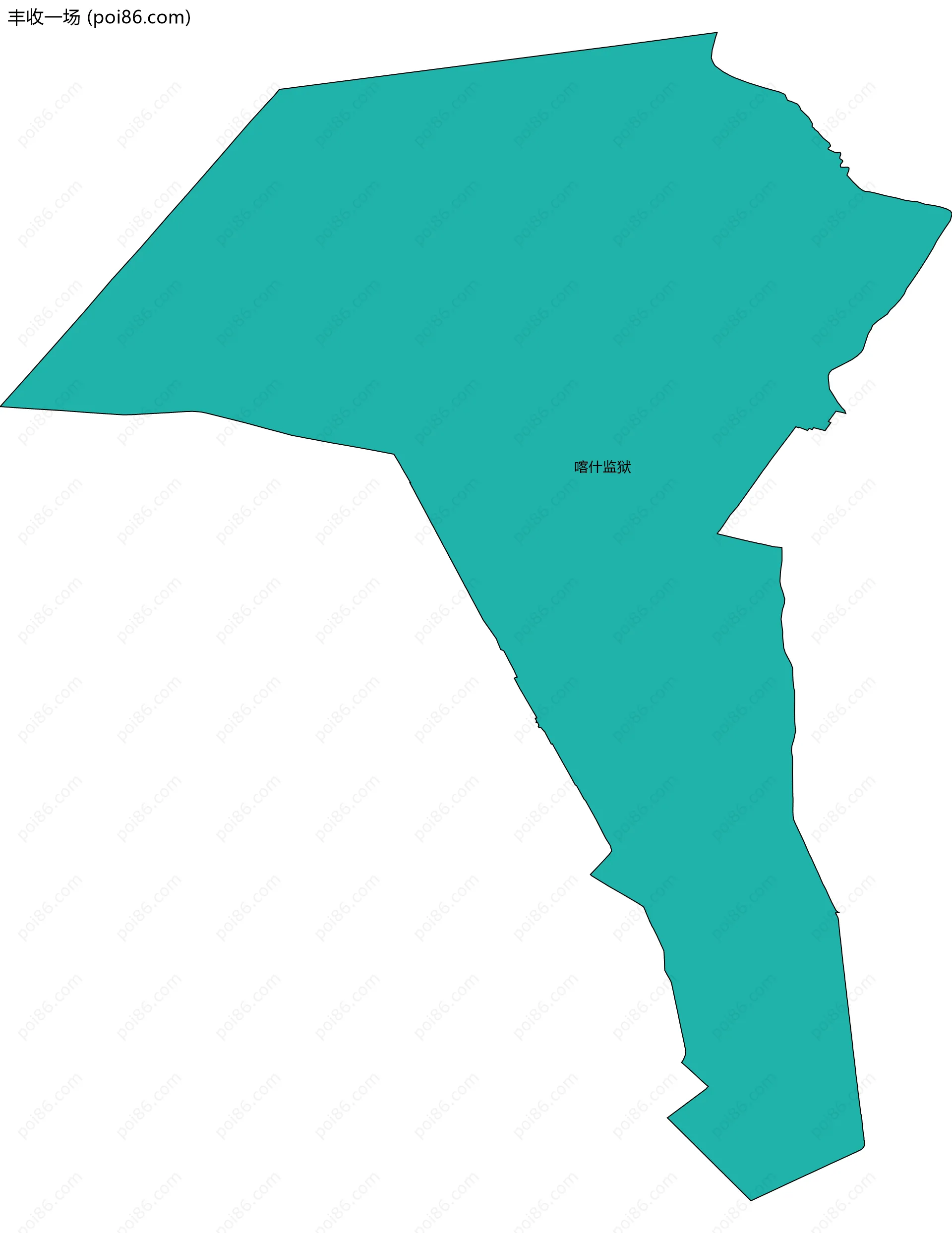 丰收一场边界地图(五级行政区划)