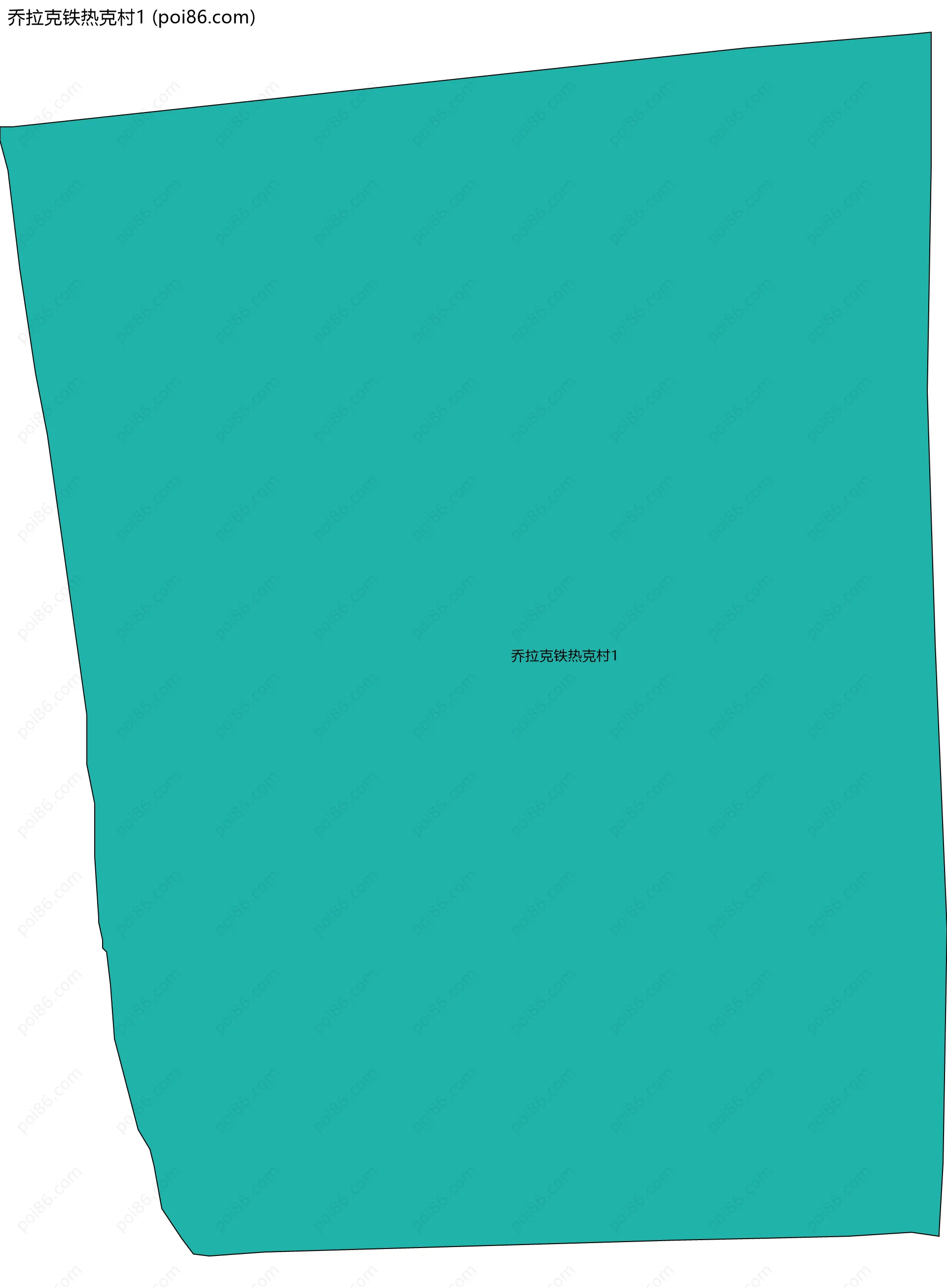 乔拉克铁热克村1边界地图