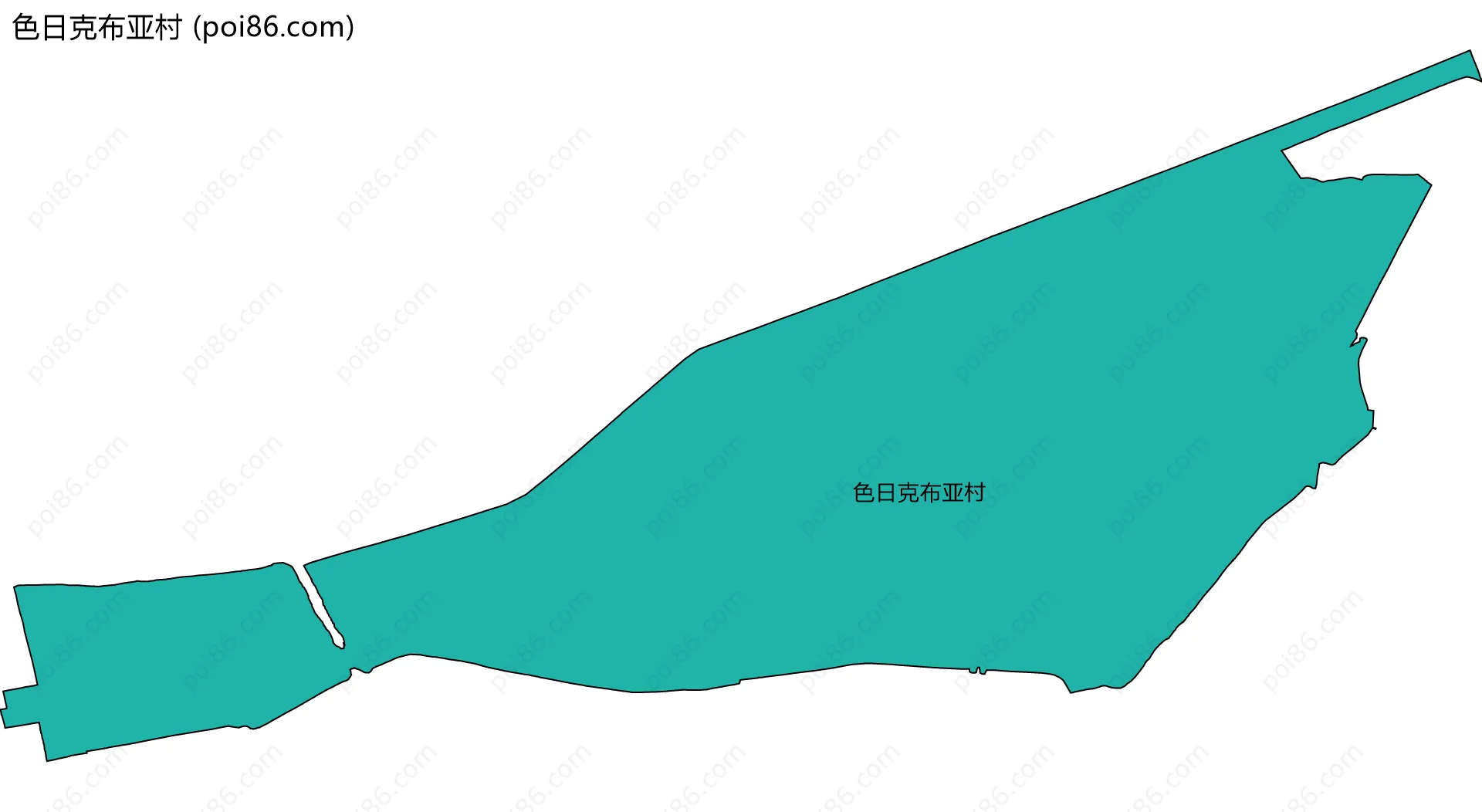色日克布亚村边界地图