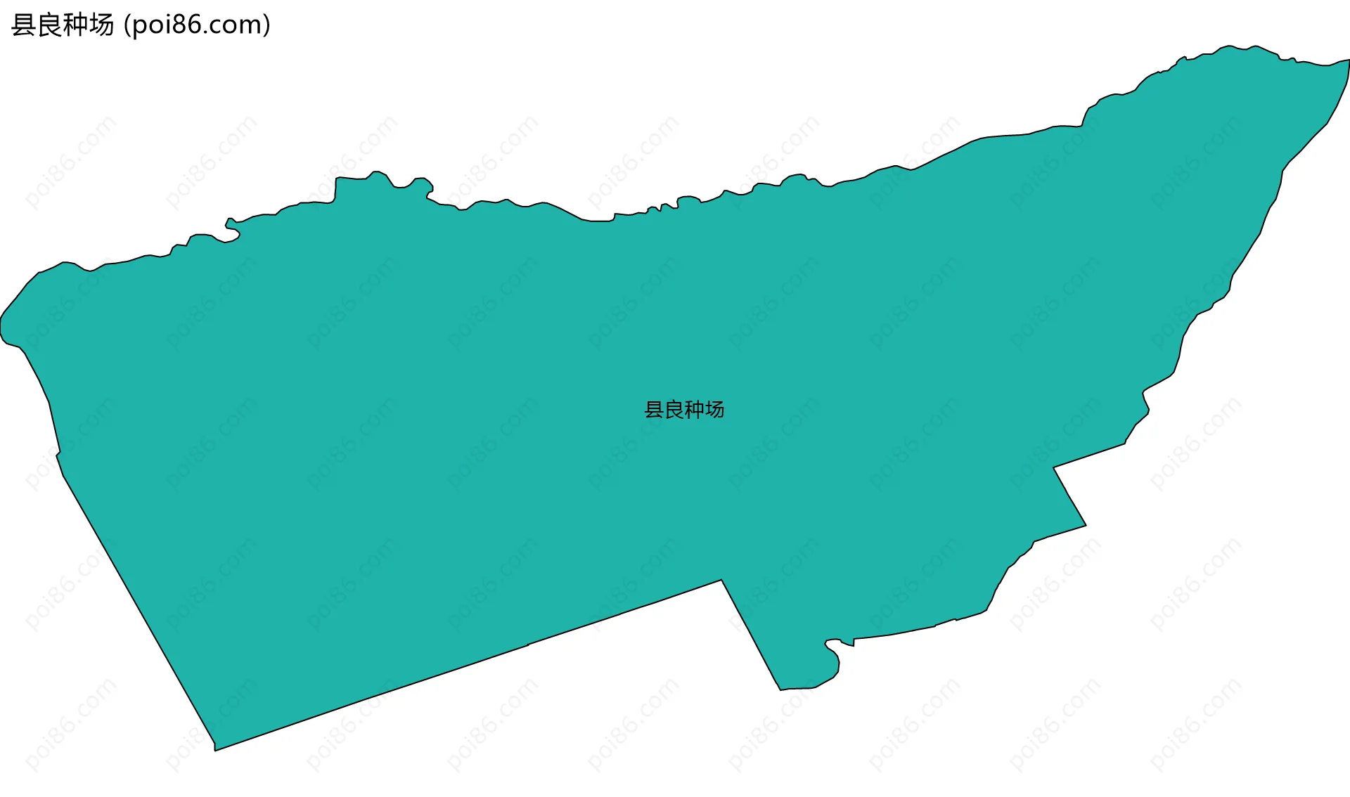 县良种场边界地图