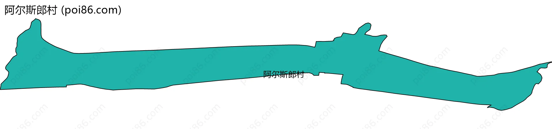阿尔斯郎村边界地图