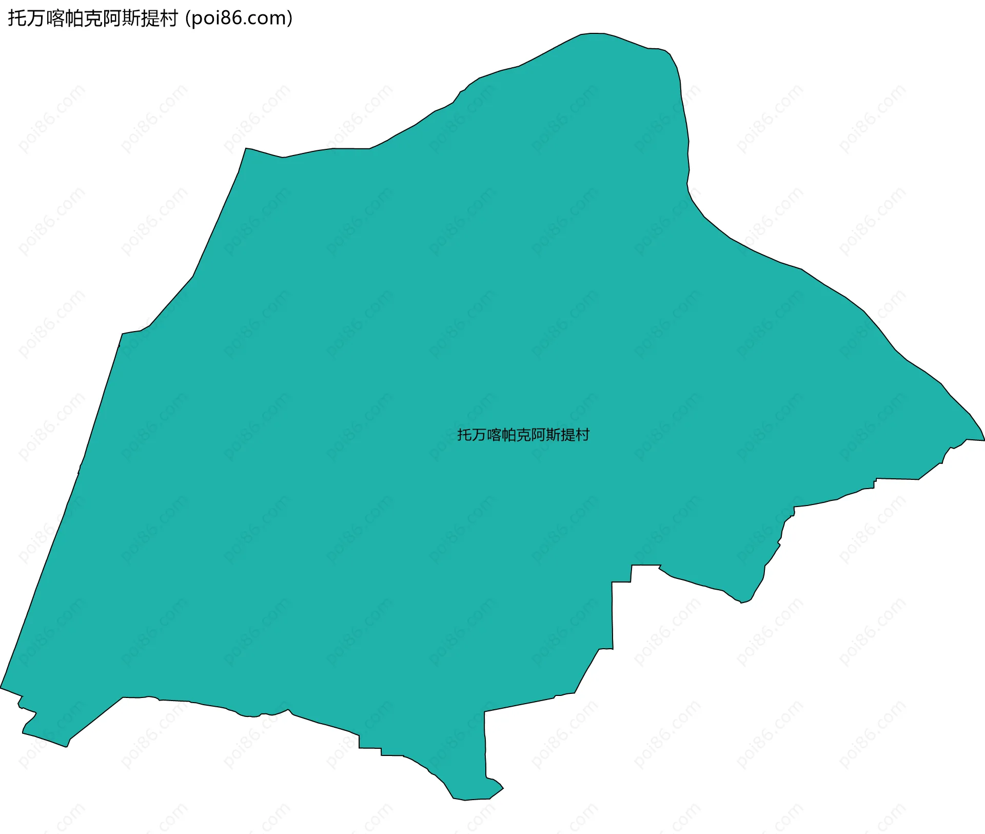 托万喀帕克阿斯提村边界地图