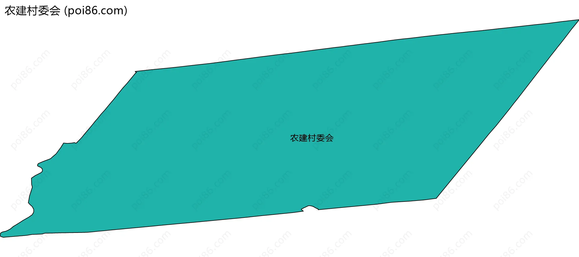 农建村委会边界地图