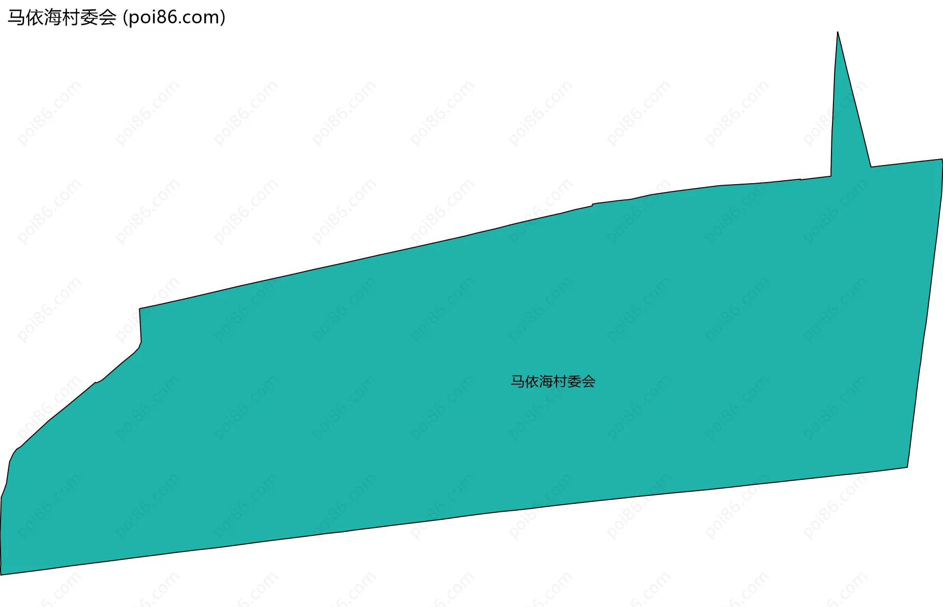马依海村委会边界地图