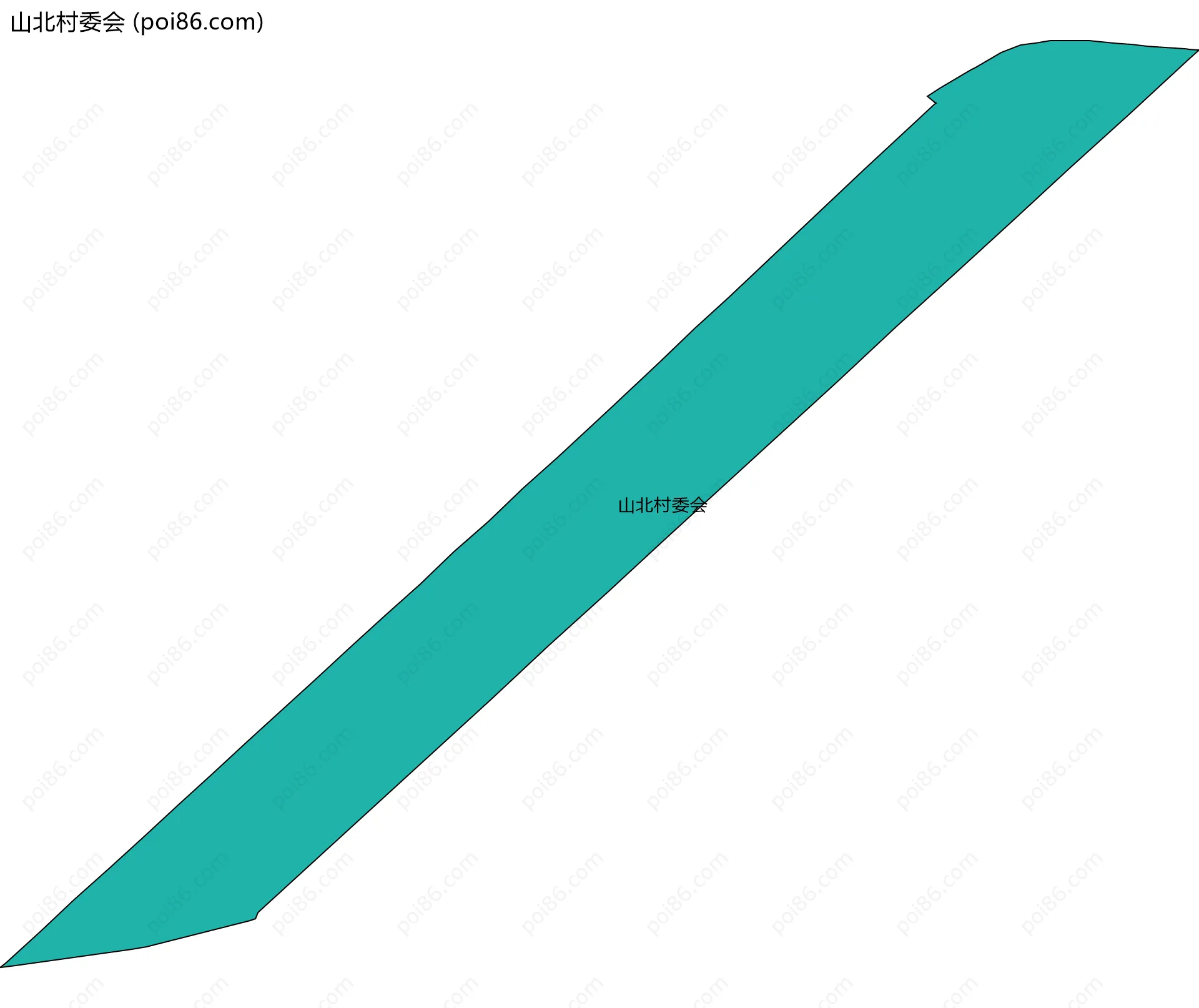 山北村委会边界地图