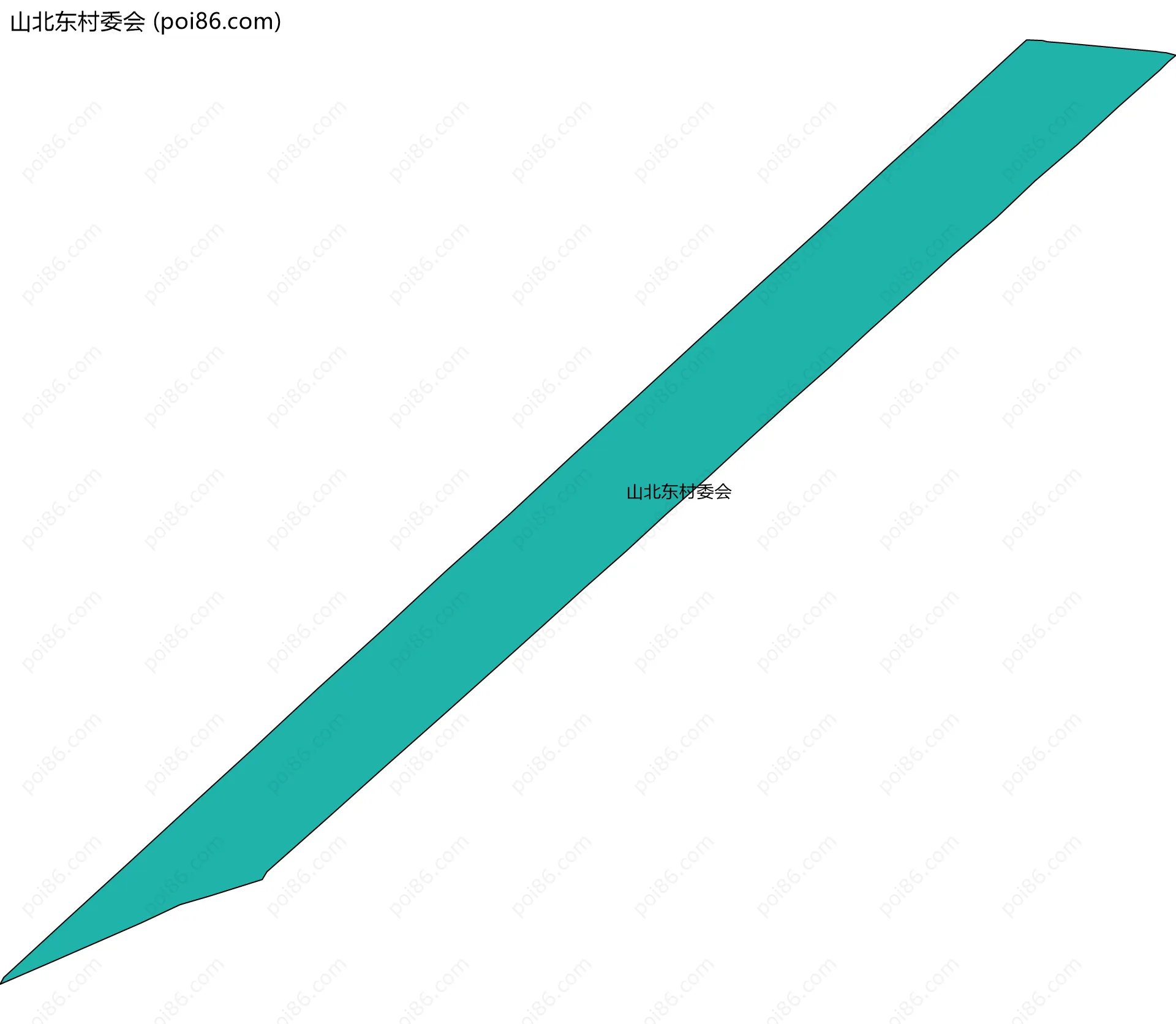 山北东村委会边界地图