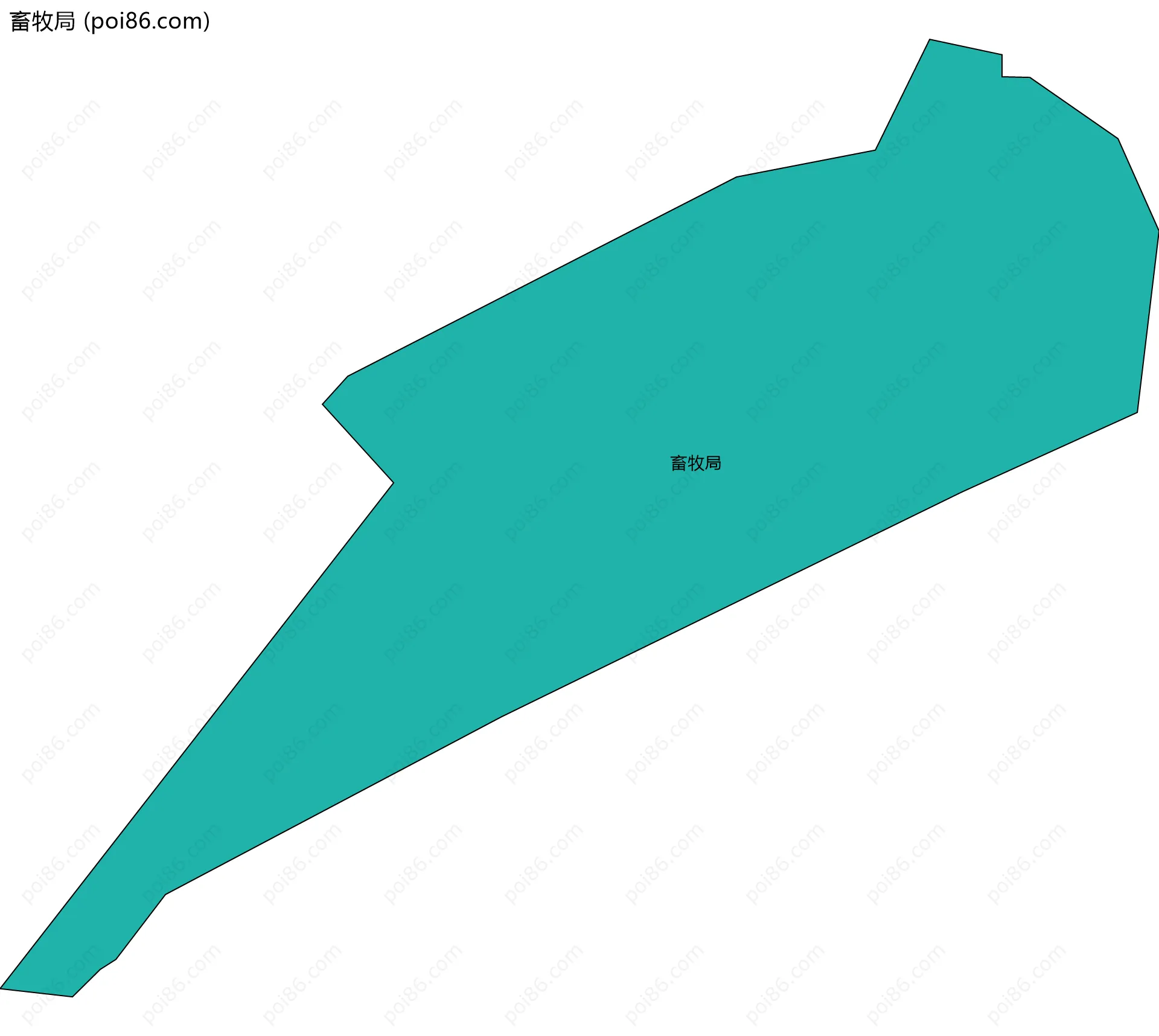 畜牧局边界地图