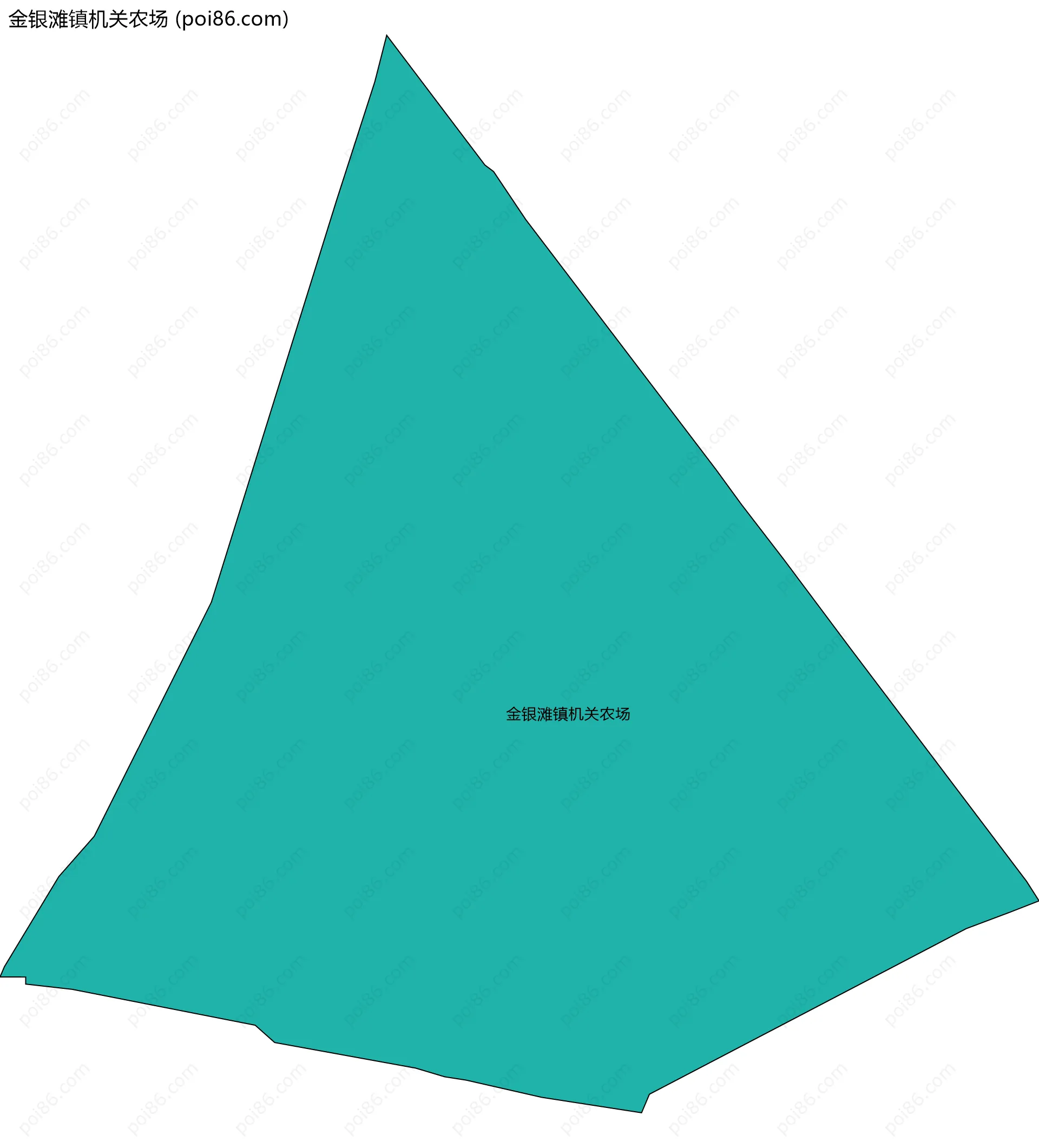 金银滩镇机关农场边界地图