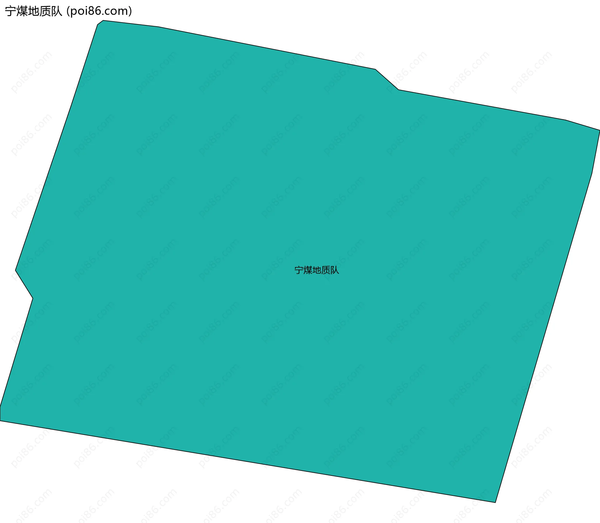 宁煤地质队边界地图
