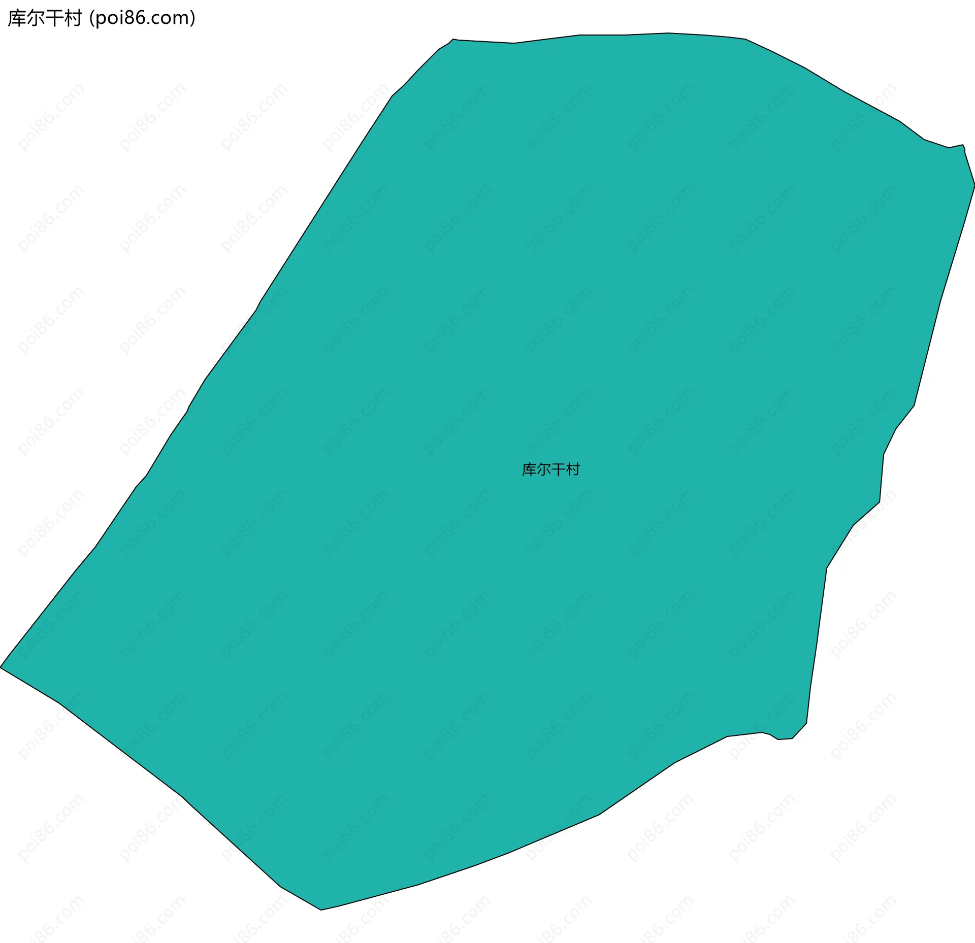 库尔干村边界地图
