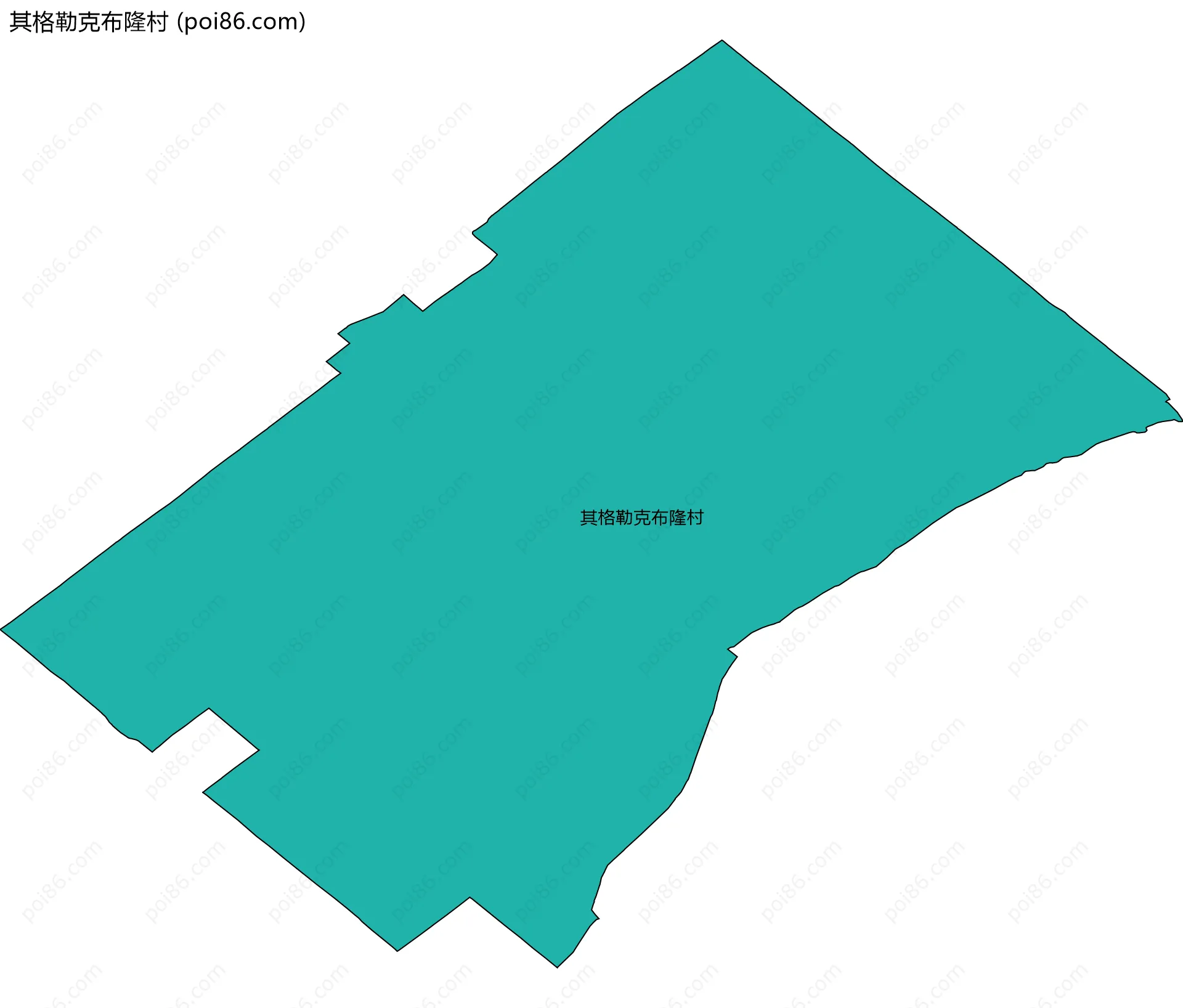 其格勒克布隆村边界地图