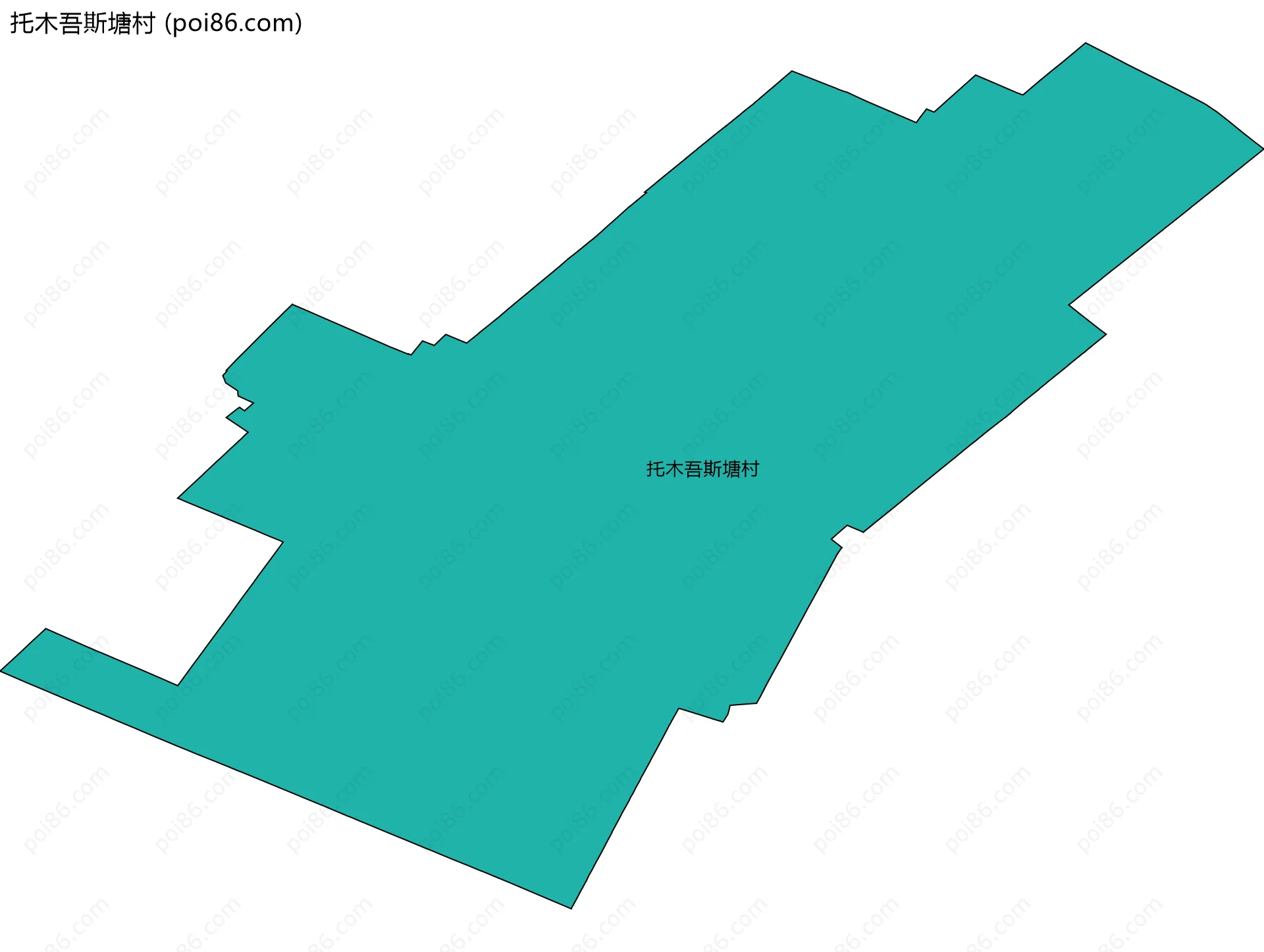 托木吾斯塘村边界地图