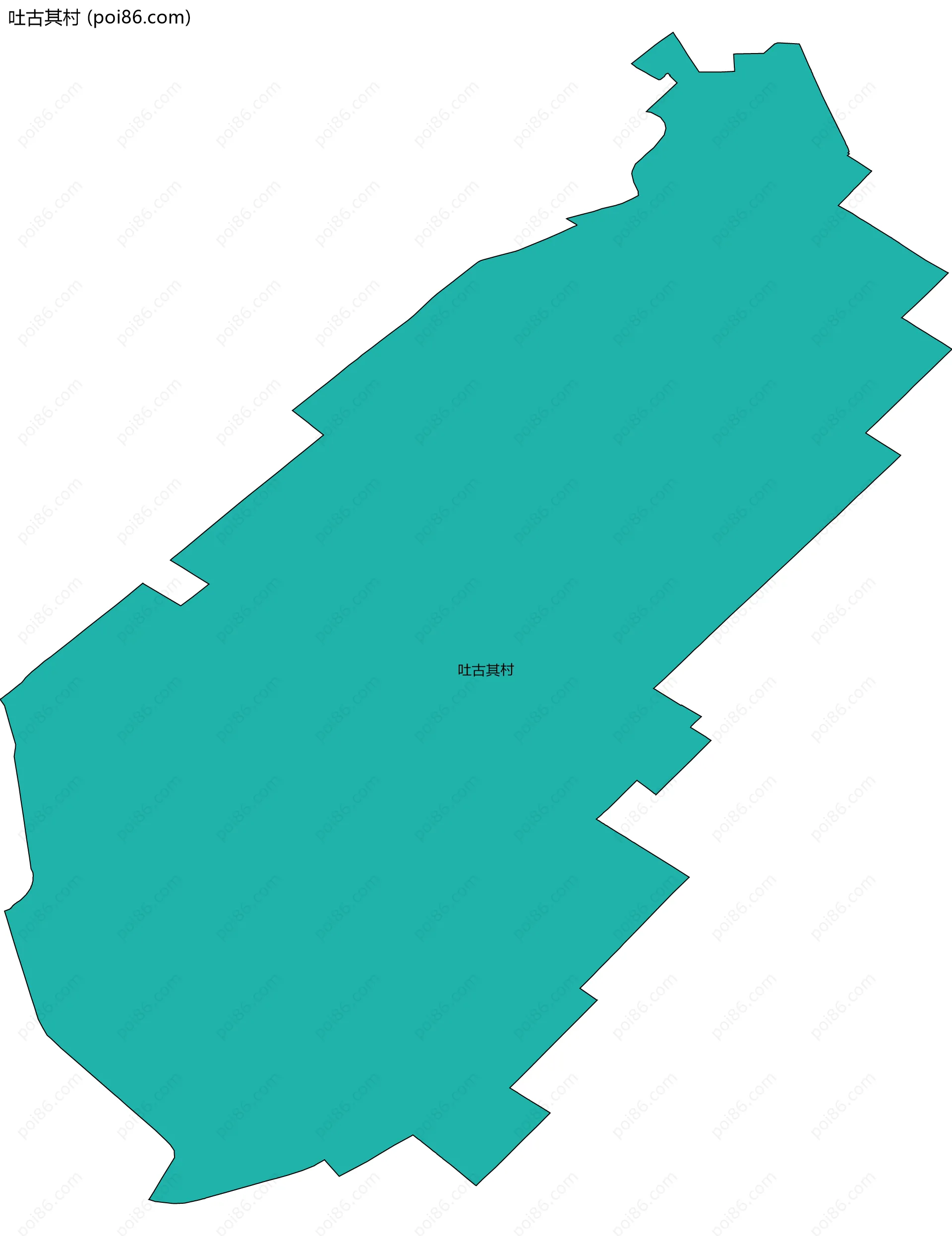 吐古其村边界地图