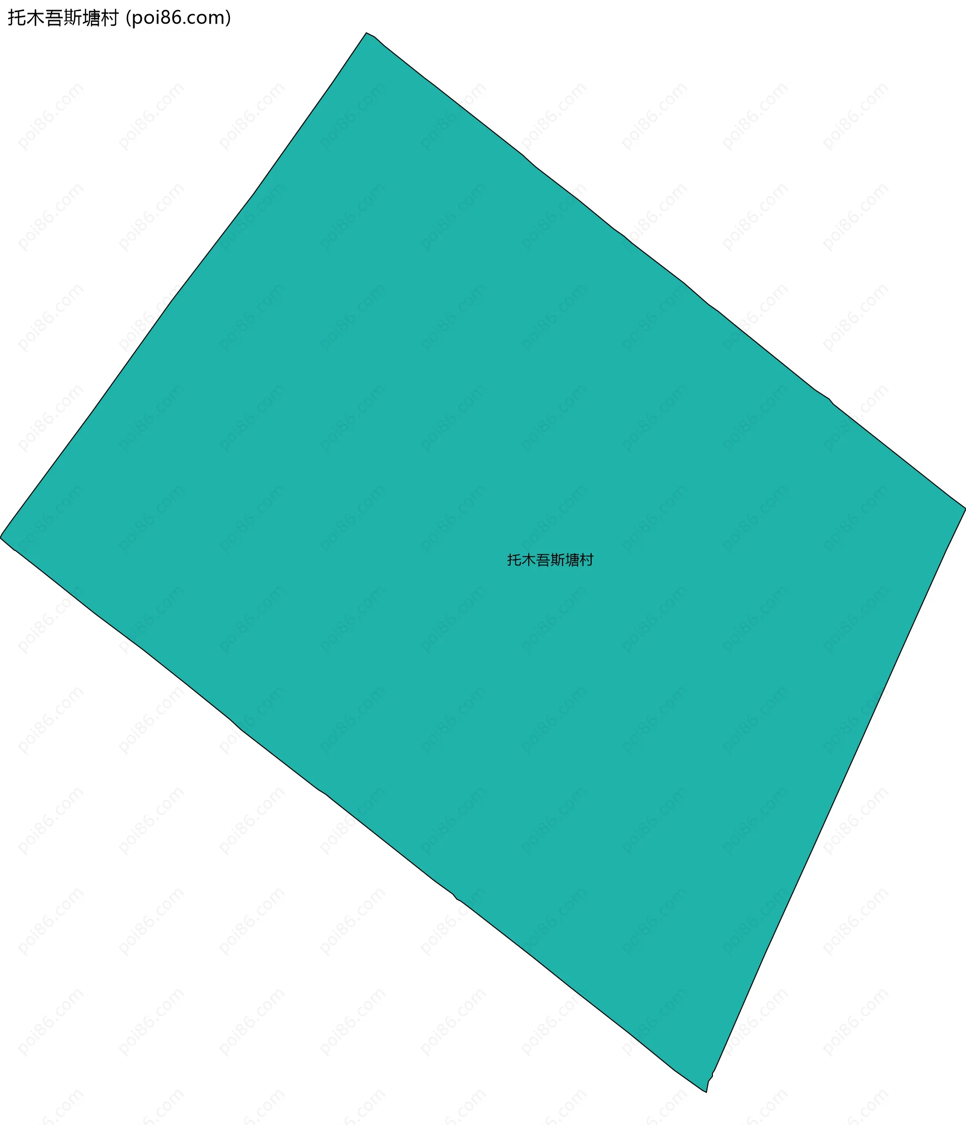 托木吾斯塘村边界地图