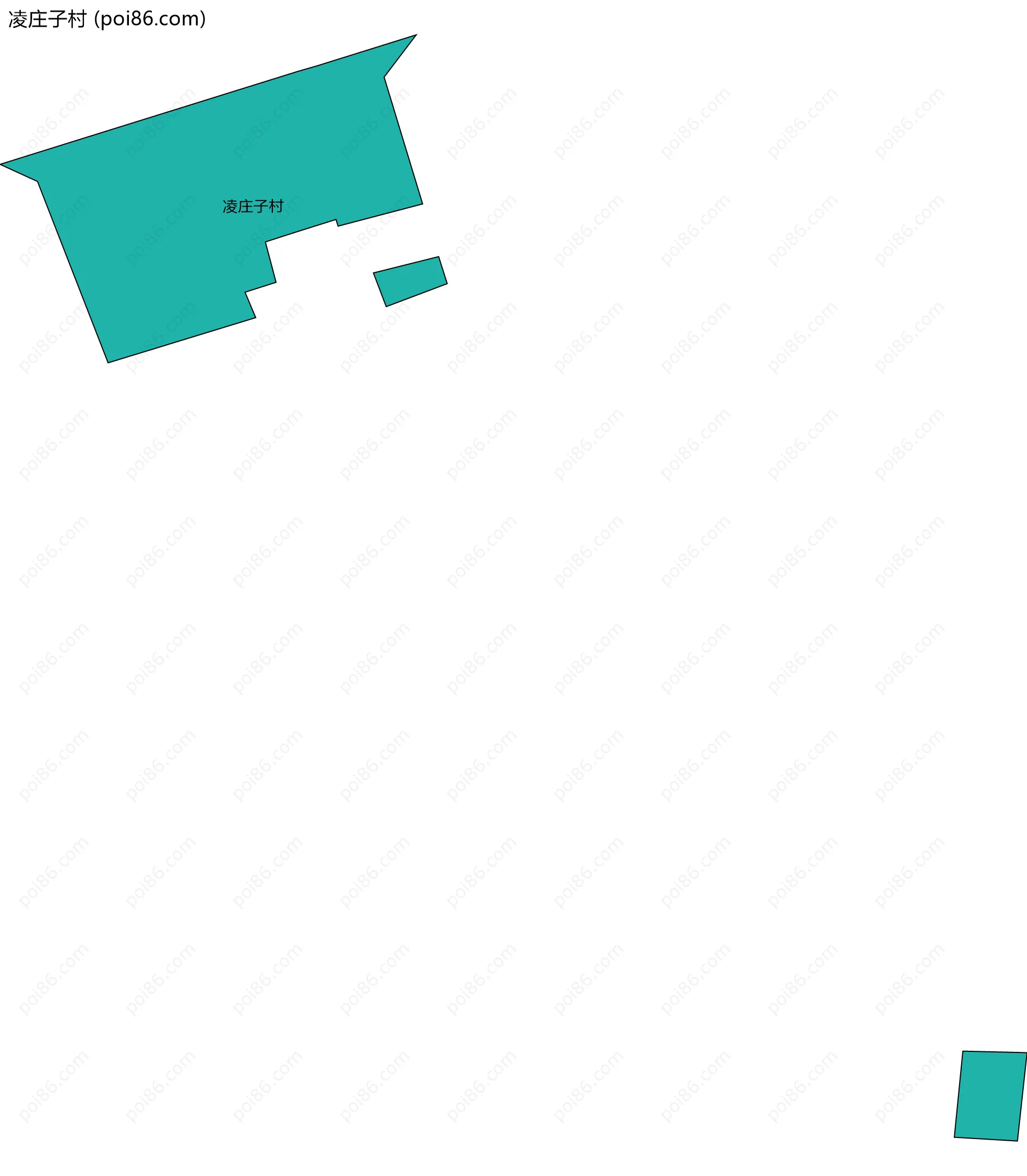 凌庄子村边界地图