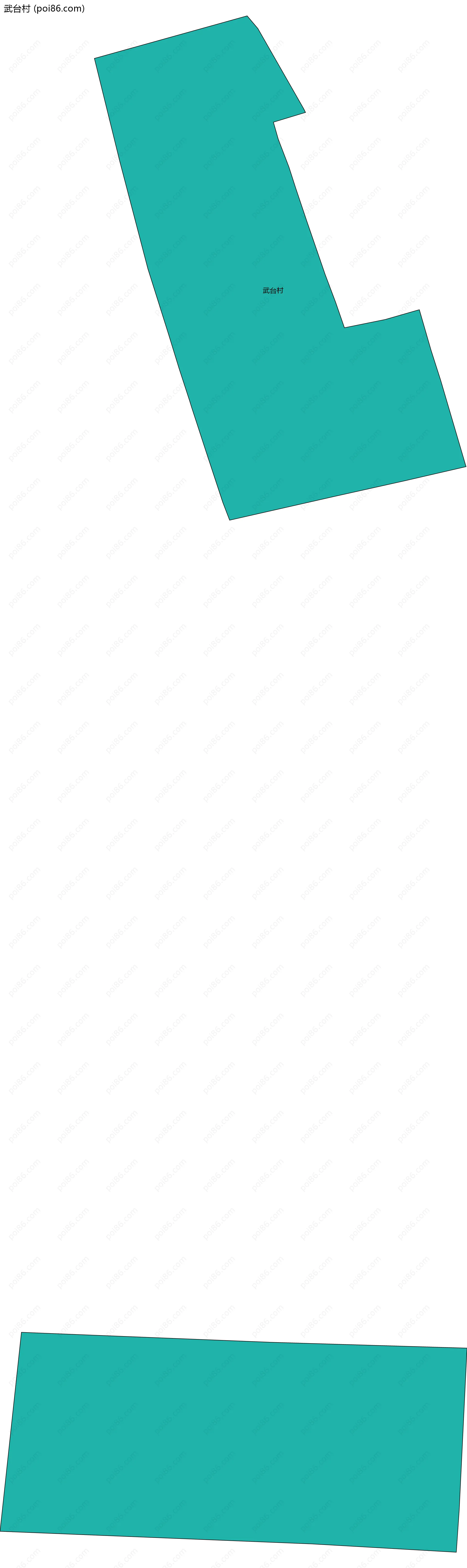 武台村边界地图