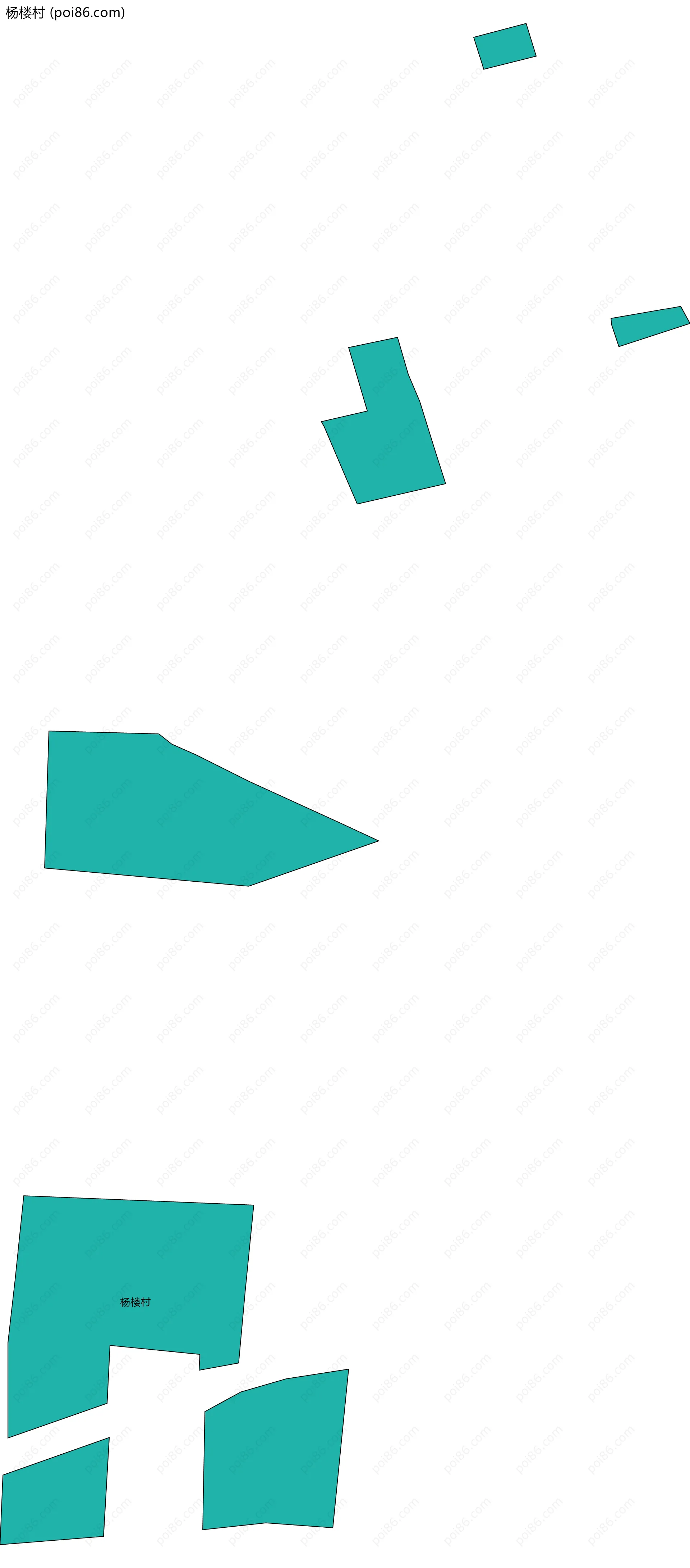 杨楼村边界地图