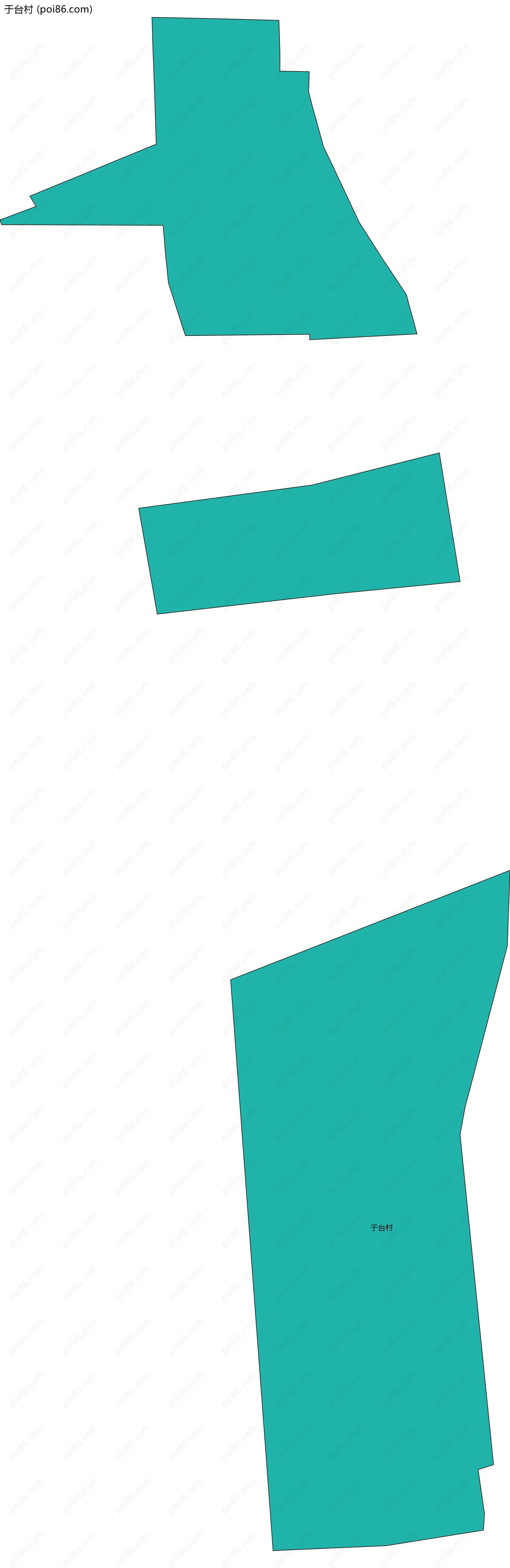 于台村边界地图