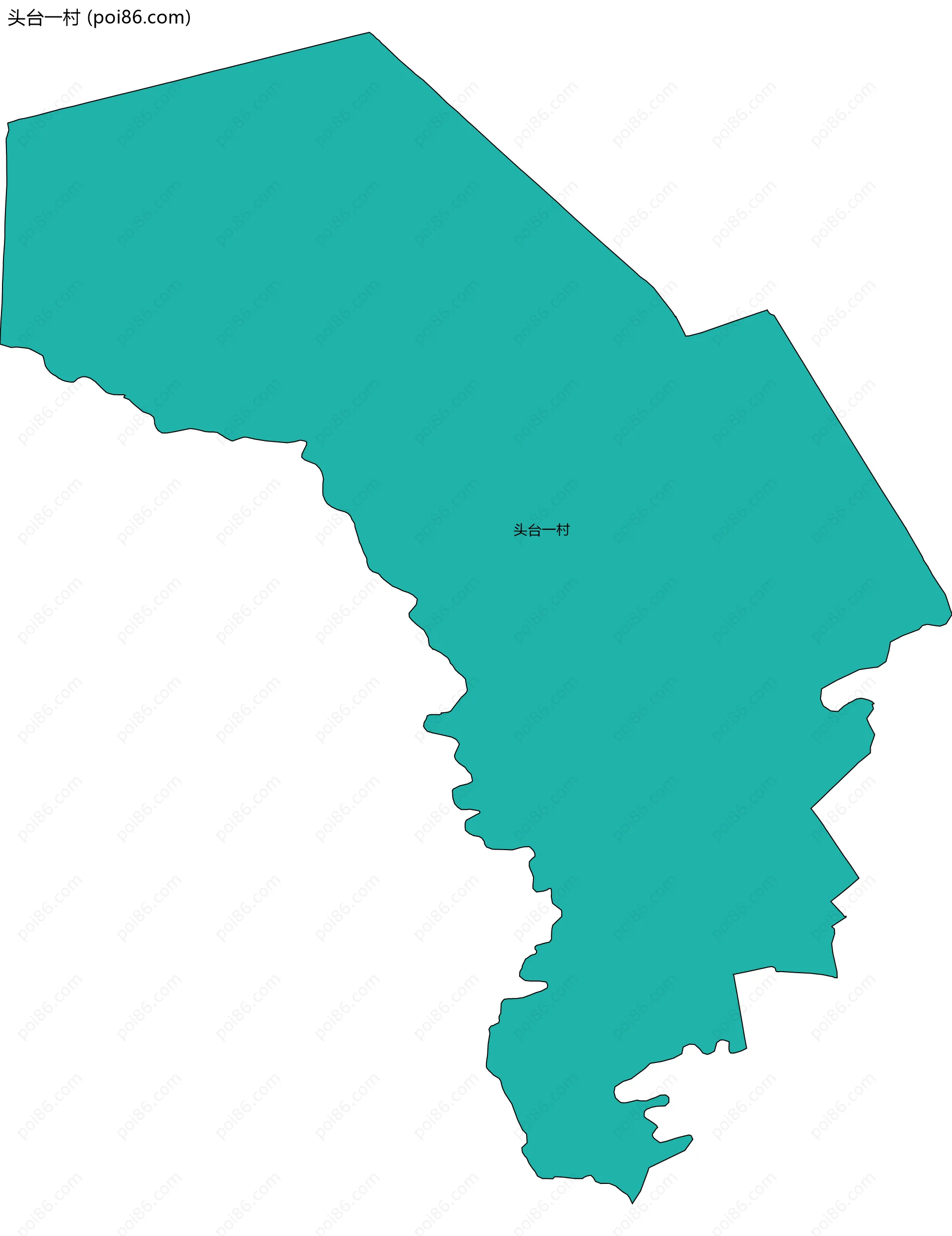 头台一村边界地图