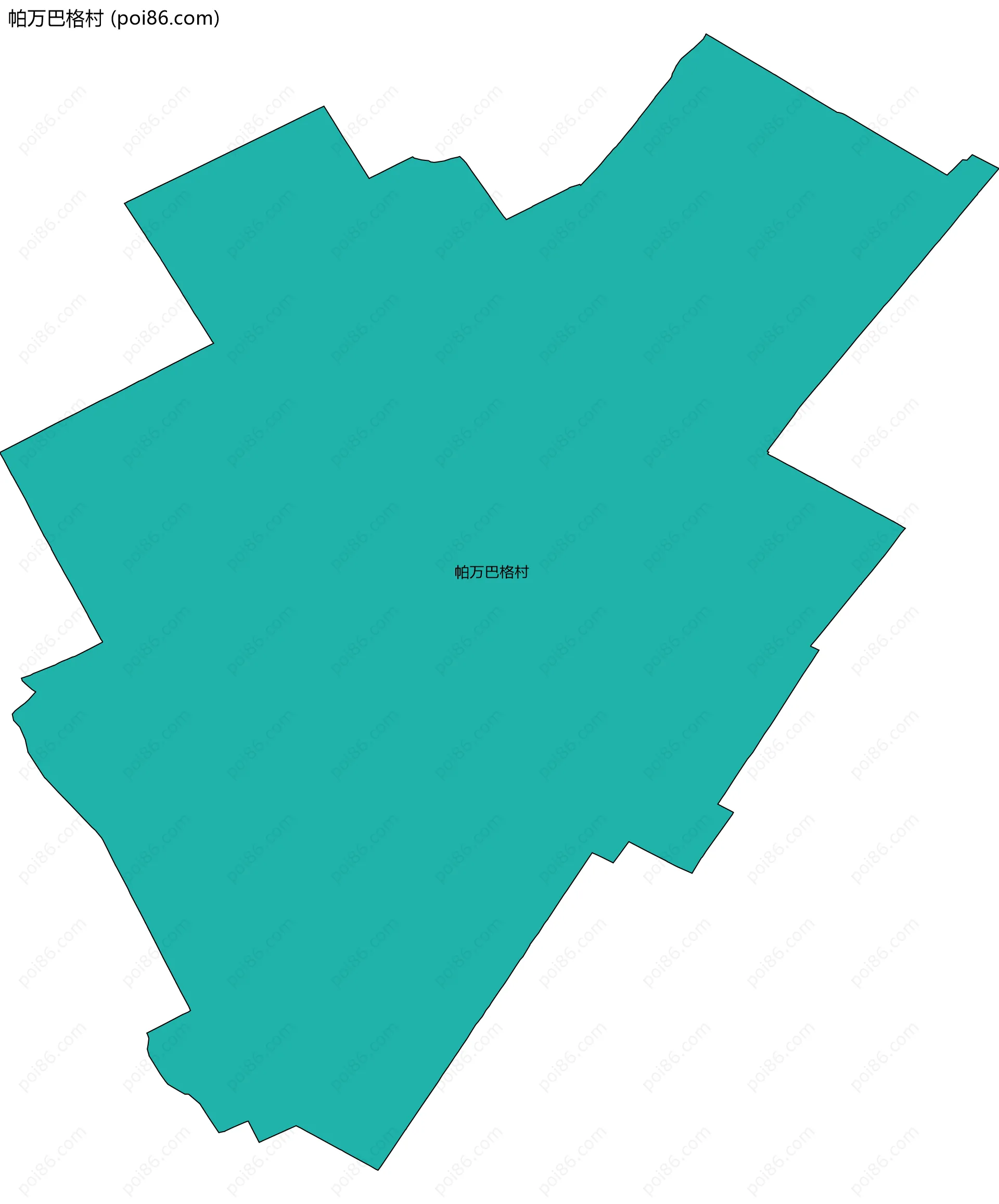 帕万巴格村边界地图