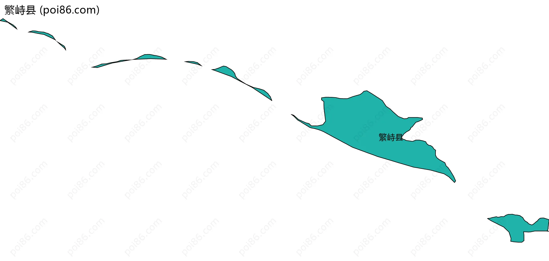 繁峙县边界地图